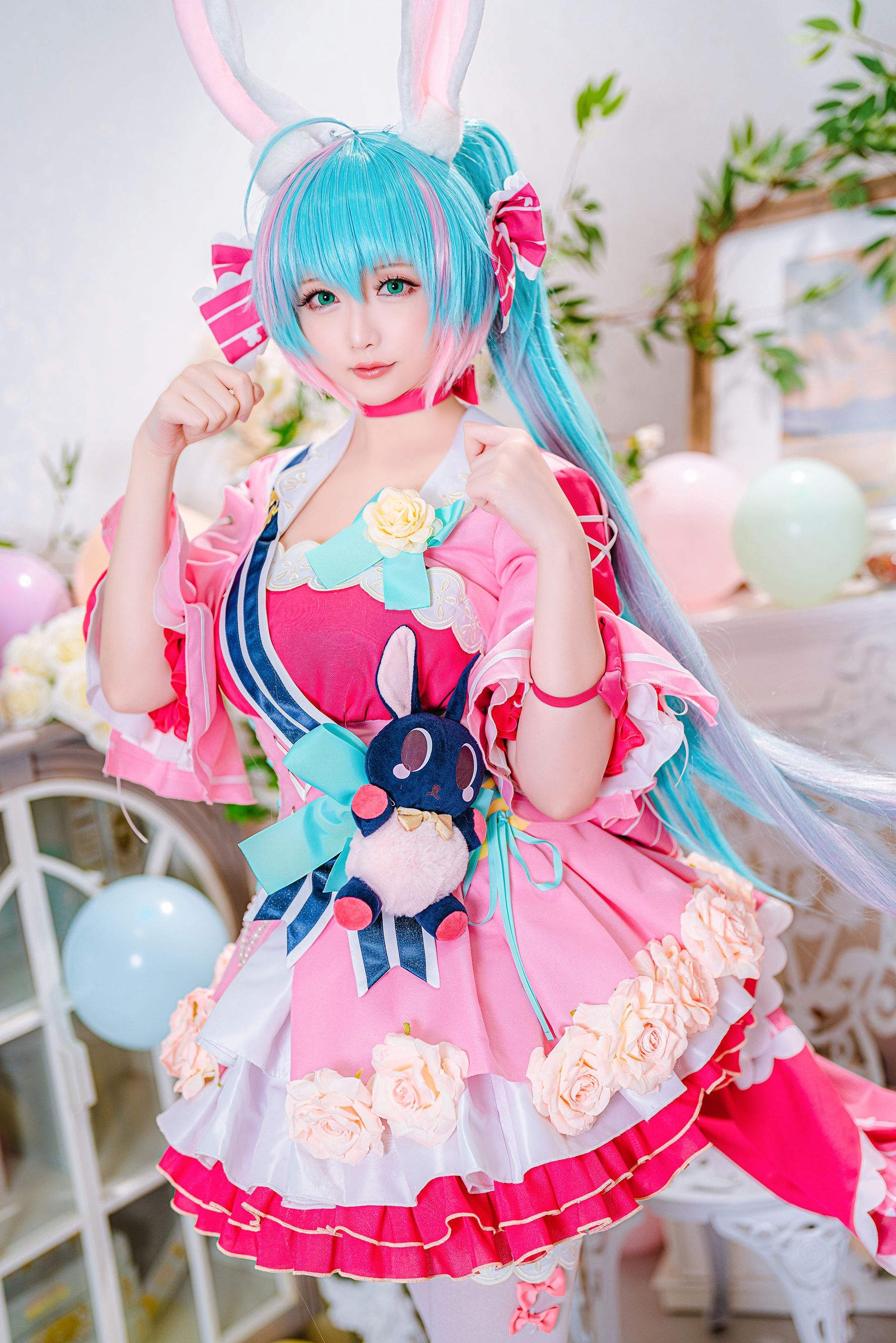 Coser小姐姐星之迟迟 – 情人节 梦梦套组 Cosplay-第4张