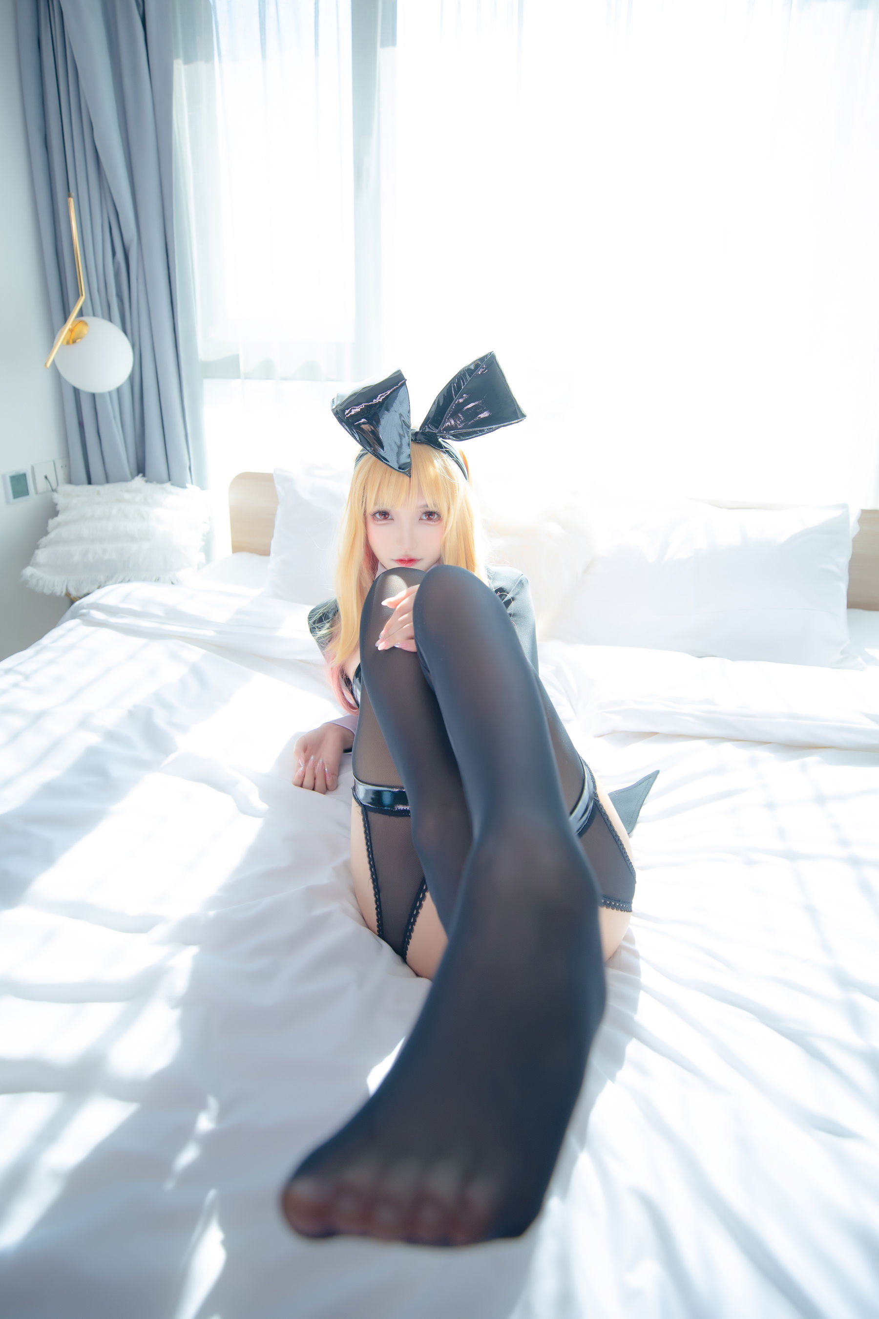 萝莉神楽板真冬 之海梦兔女郎 Cosplay-第8张