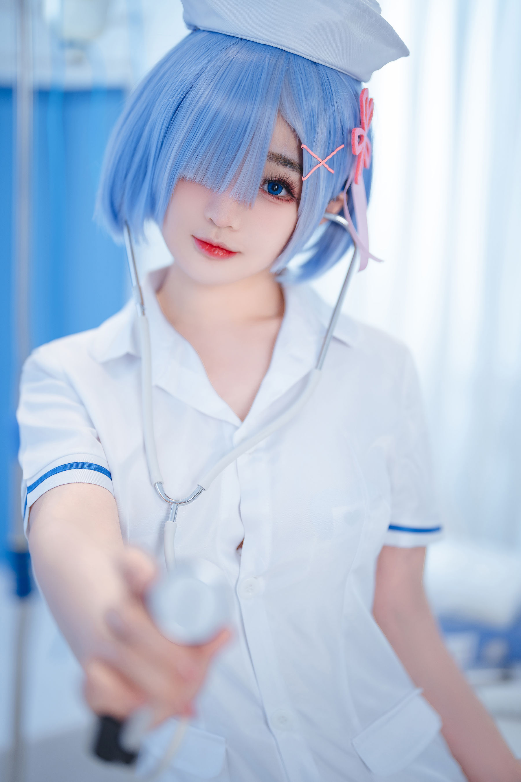 桜井宁宁 – 雷姆护士 Cosplay-第96张