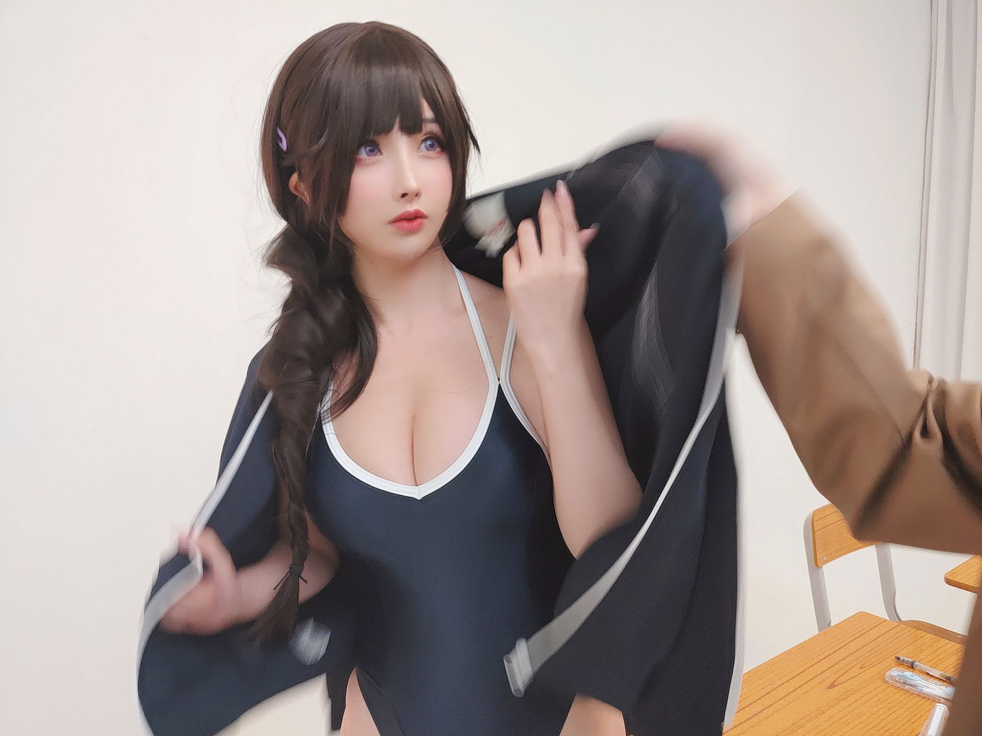 COS福利rioko凉凉子(肉扣热热子) – 牛头人剧情3 Cosplay-第26张