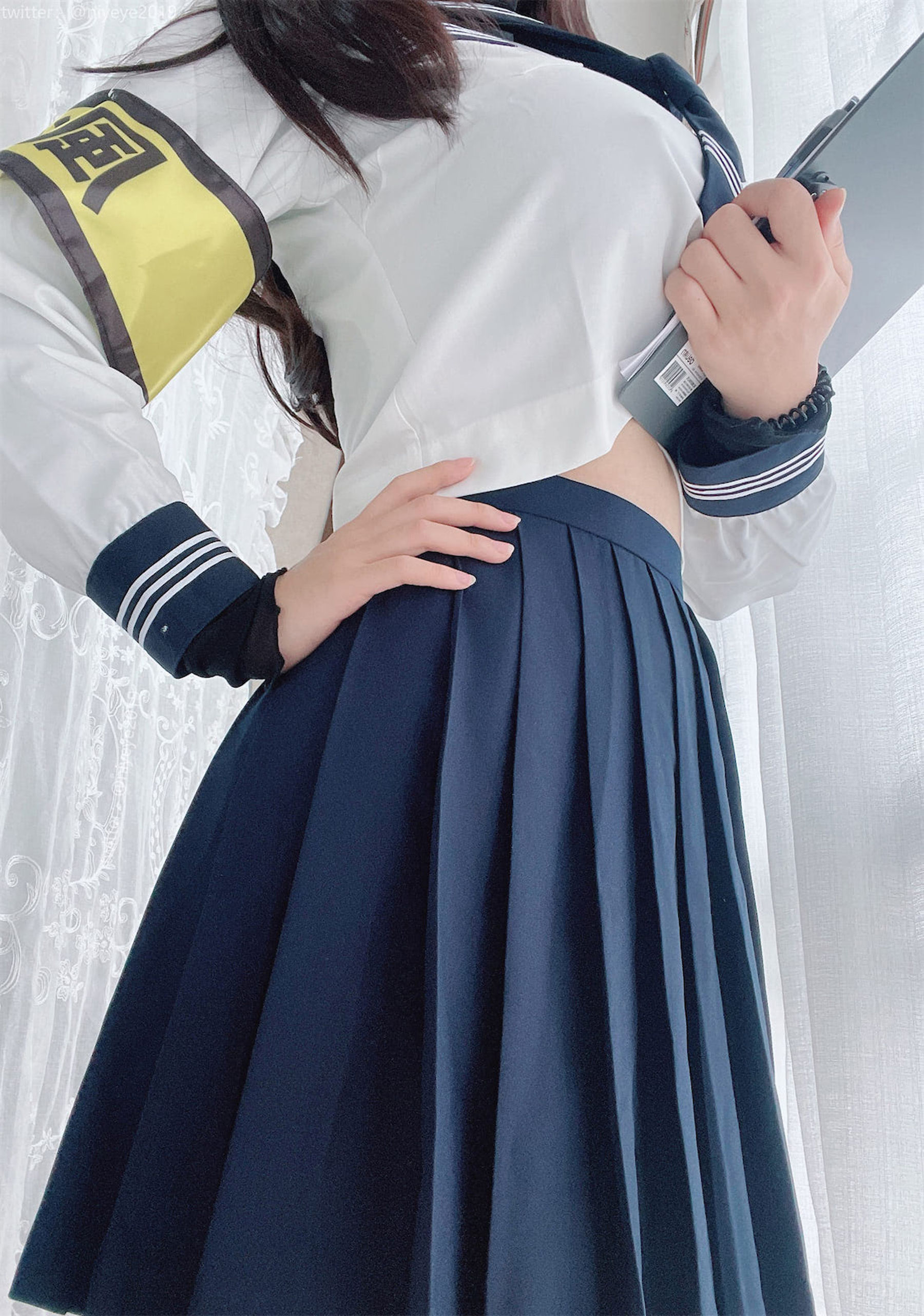 萌系小姐姐-白烨-耶米西奶露 – 风纪委员 Cosplay-第13张