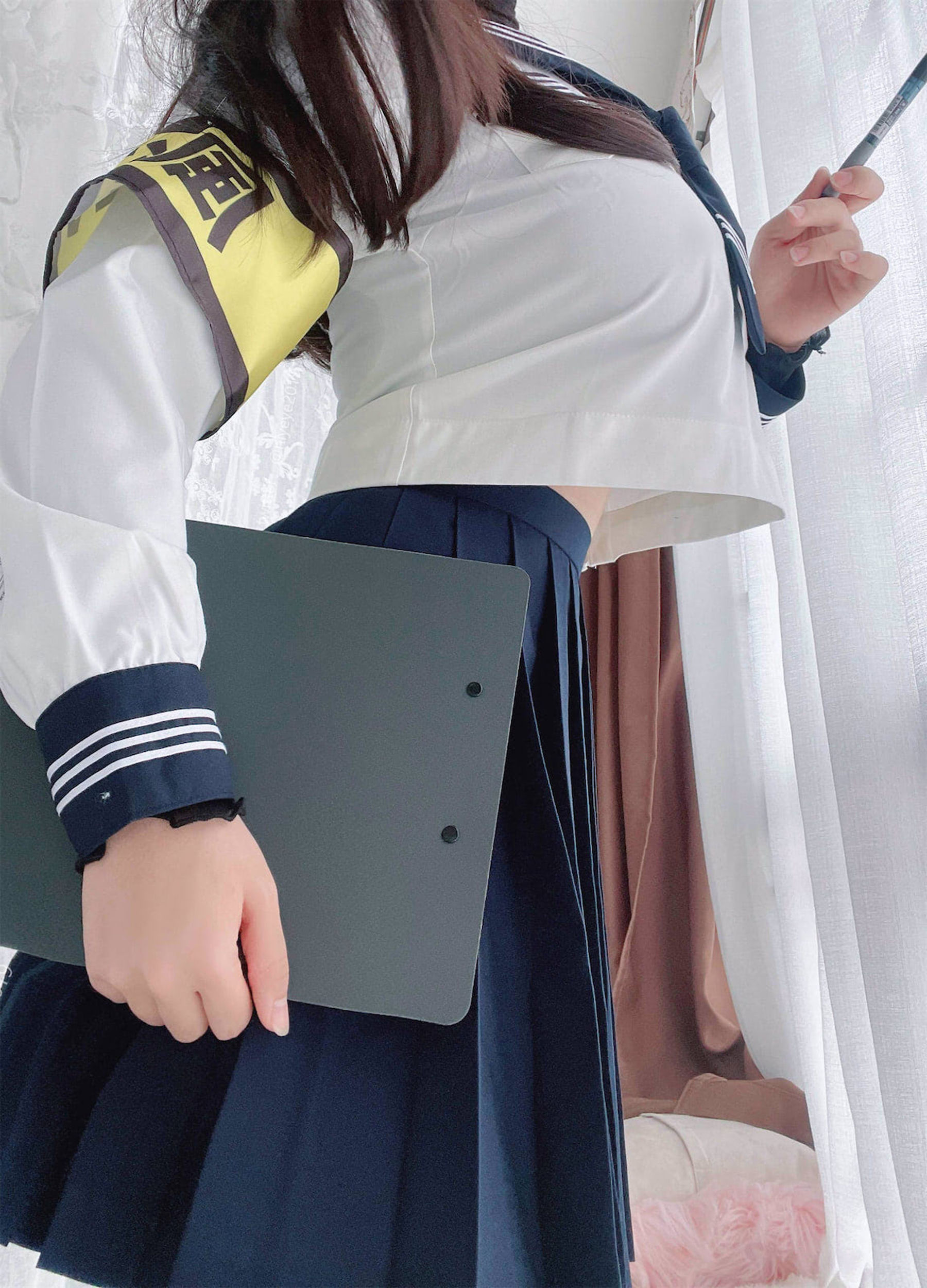萌系小姐姐-白烨-耶米西奶露 – 风纪委员 Cosplay-第12张
