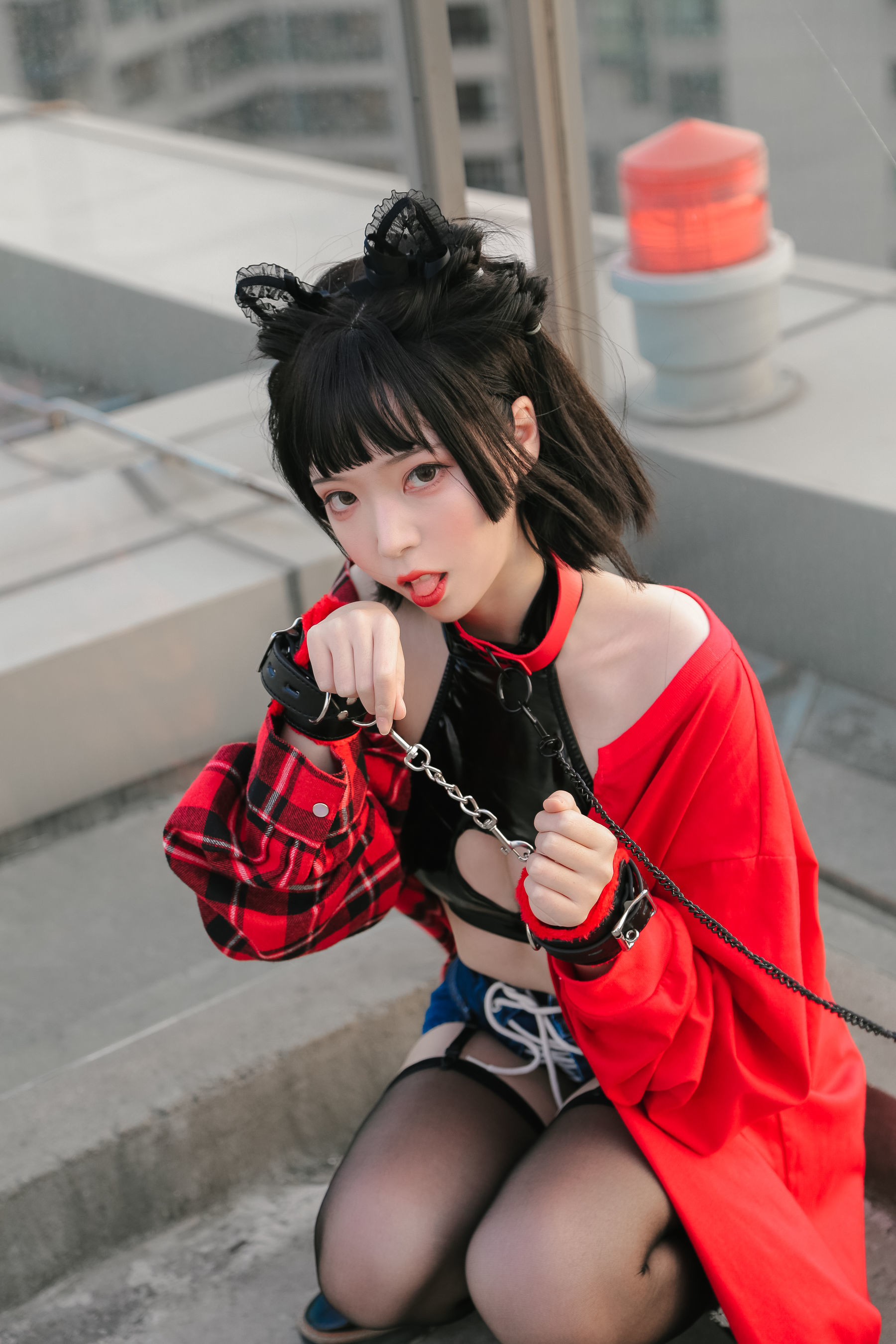 可爱妹子Fushii_海堂 猫猫头 Cosplay-第11张