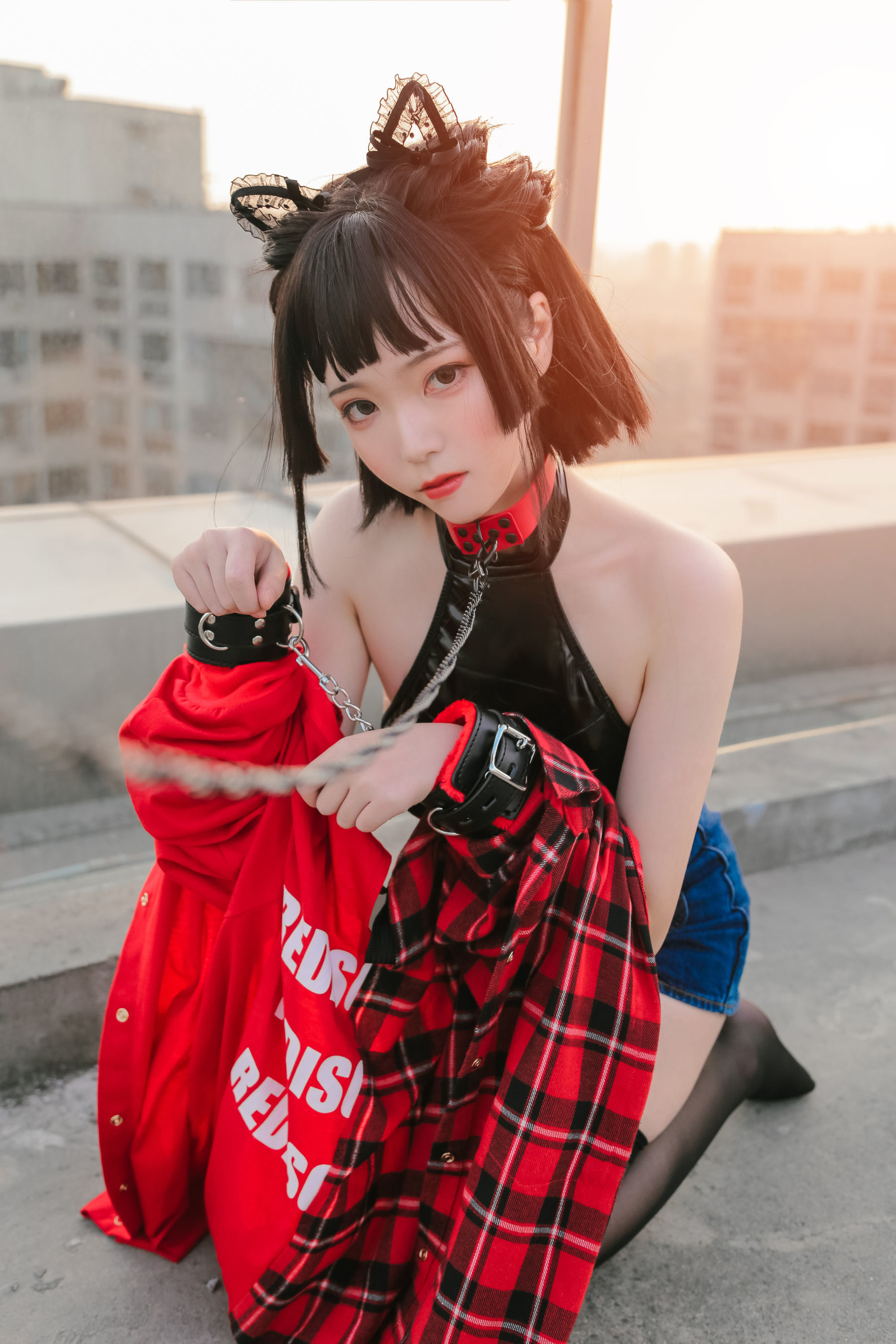 可爱妹子Fushii_海堂 猫猫头 Cosplay-第40张