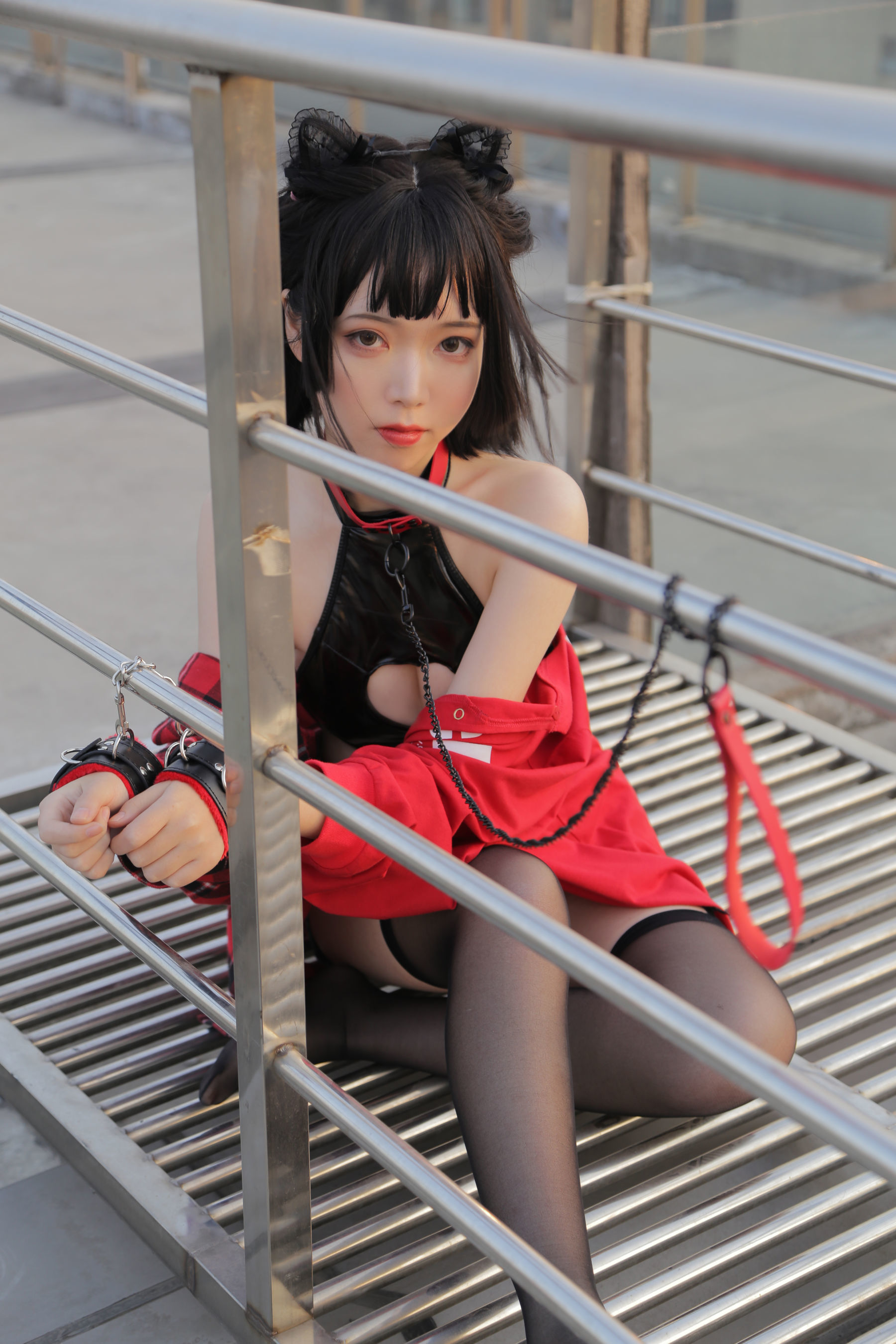 可爱妹子Fushii_海堂 猫猫头 Cosplay-第4张