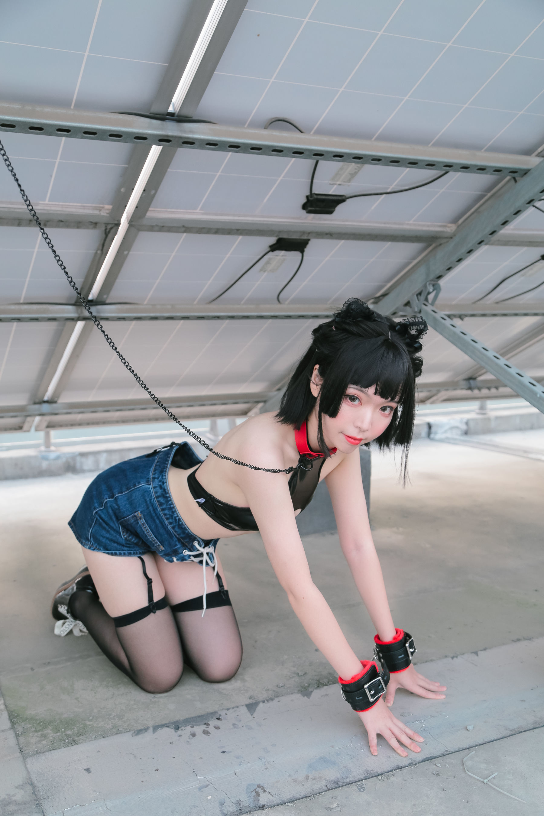 可爱妹子Fushii_海堂 猫猫头 Cosplay-第15张