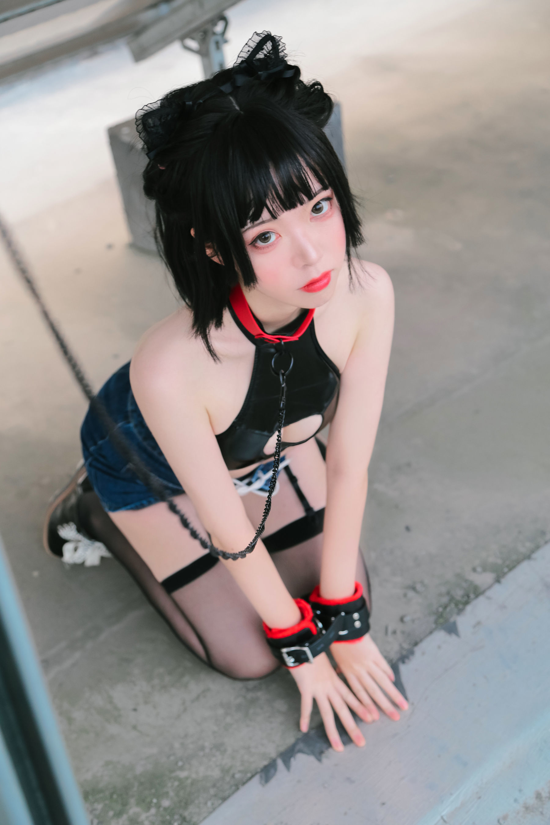 可爱妹子Fushii_海堂 猫猫头 Cosplay-第7张