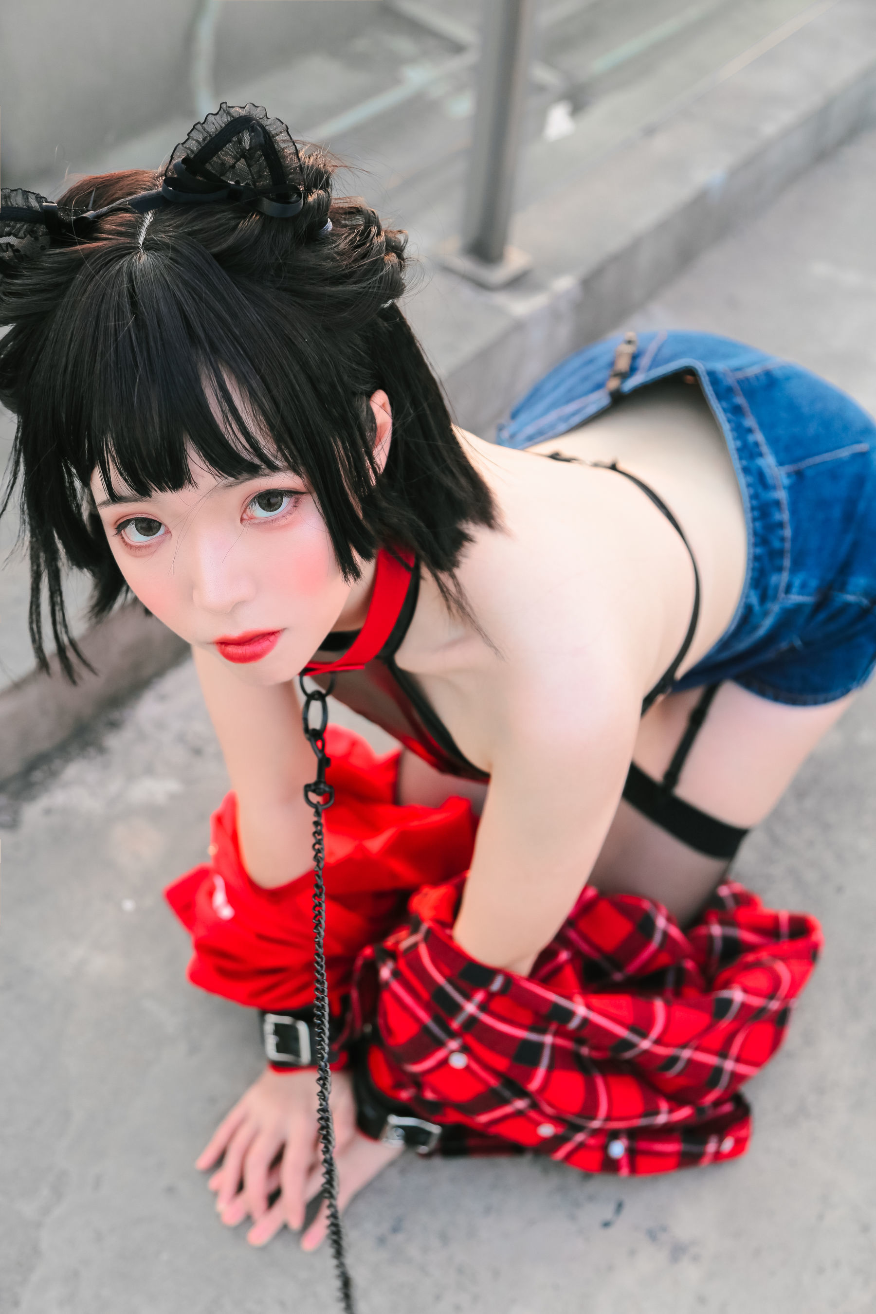 可爱妹子Fushii_海堂 猫猫头 Cosplay-第19张