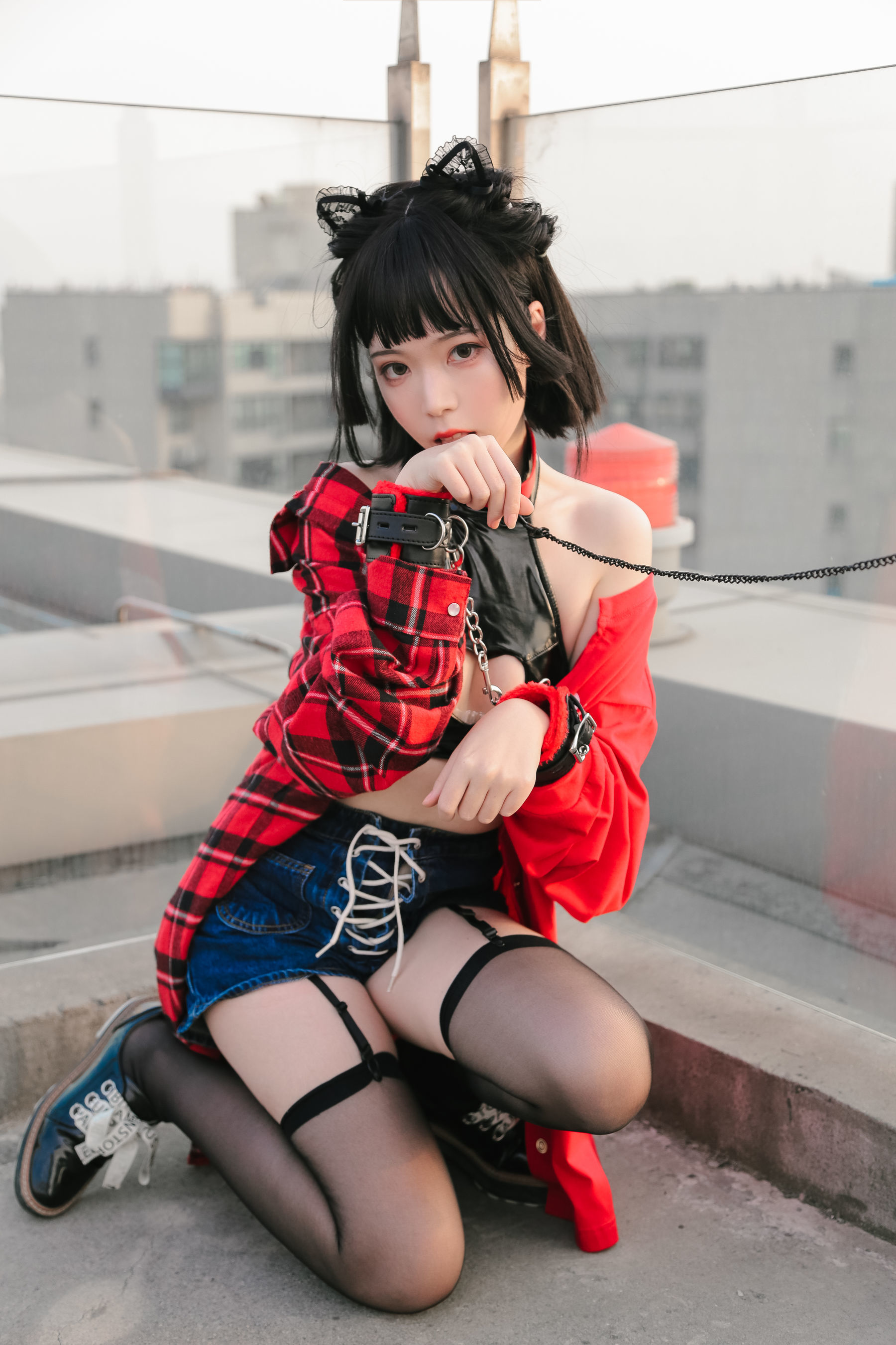 可爱妹子Fushii_海堂 猫猫头 Cosplay-第13张