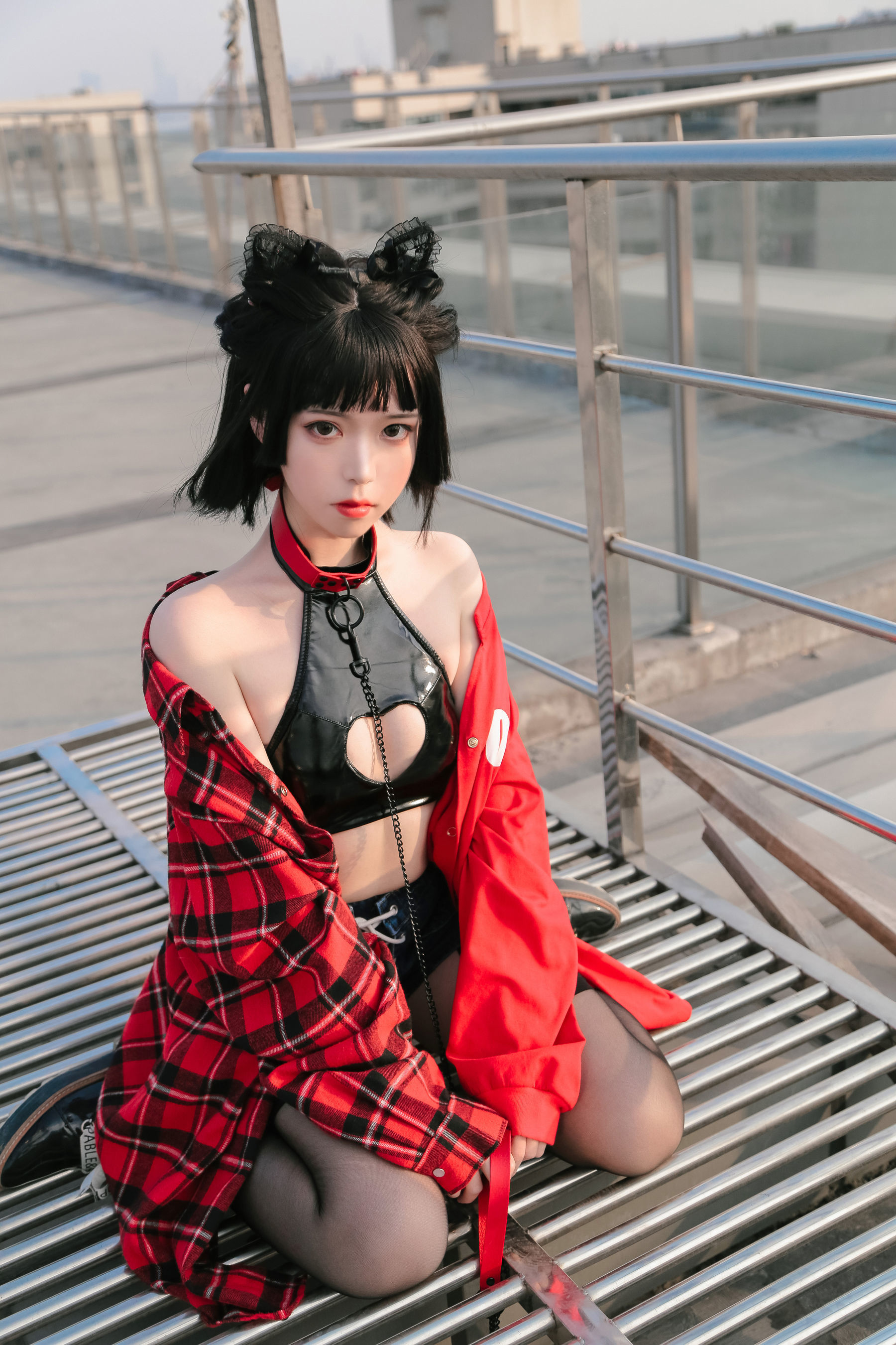 可爱妹子Fushii_海堂 猫猫头 Cosplay-第46张