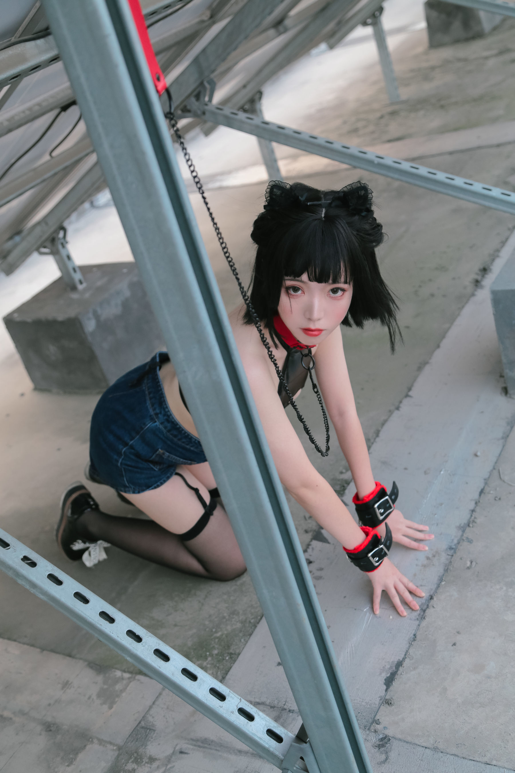 可爱妹子Fushii_海堂 猫猫头 Cosplay-第9张