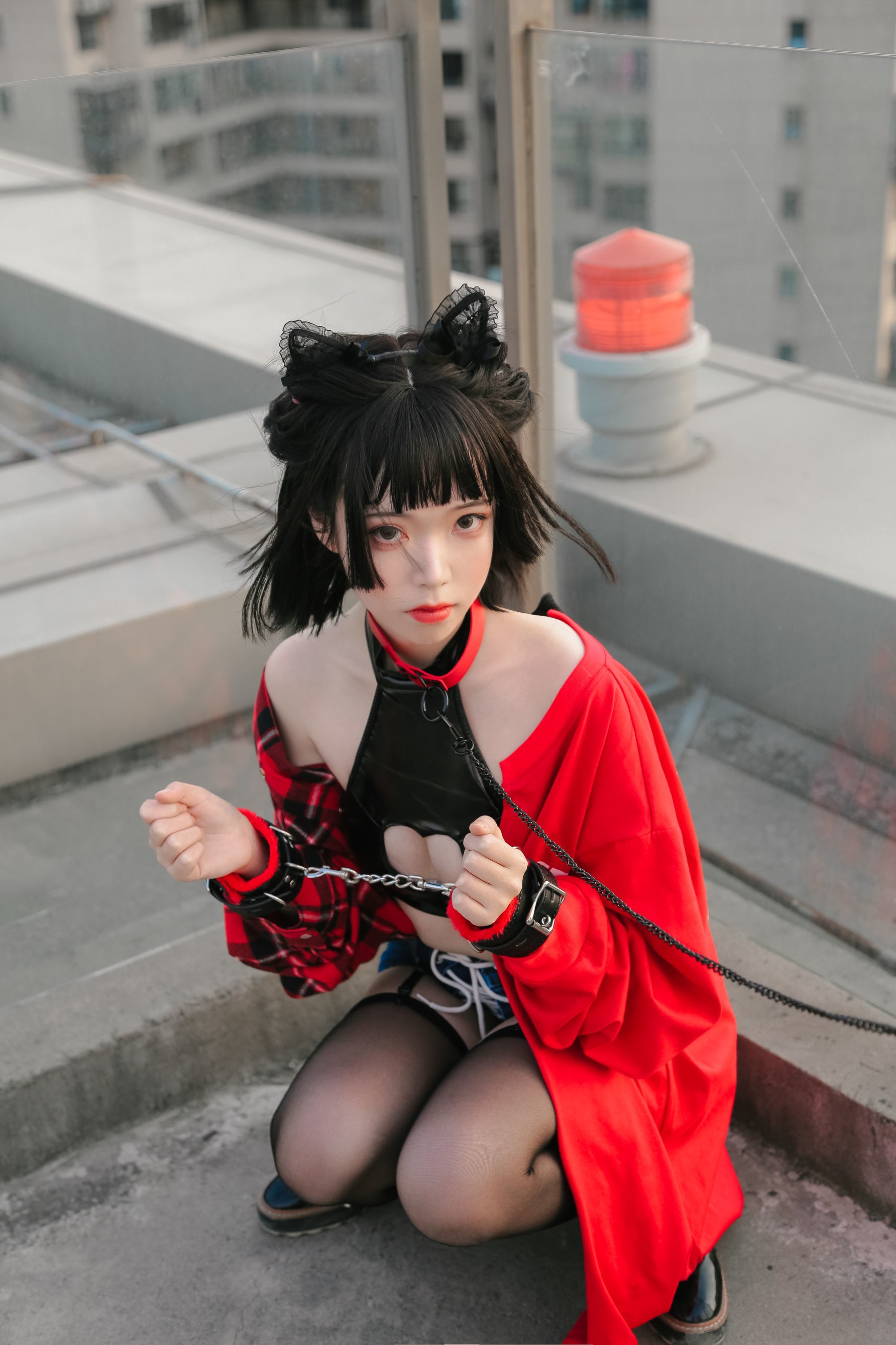 可爱妹子Fushii_海堂 猫猫头 Cosplay-第8张