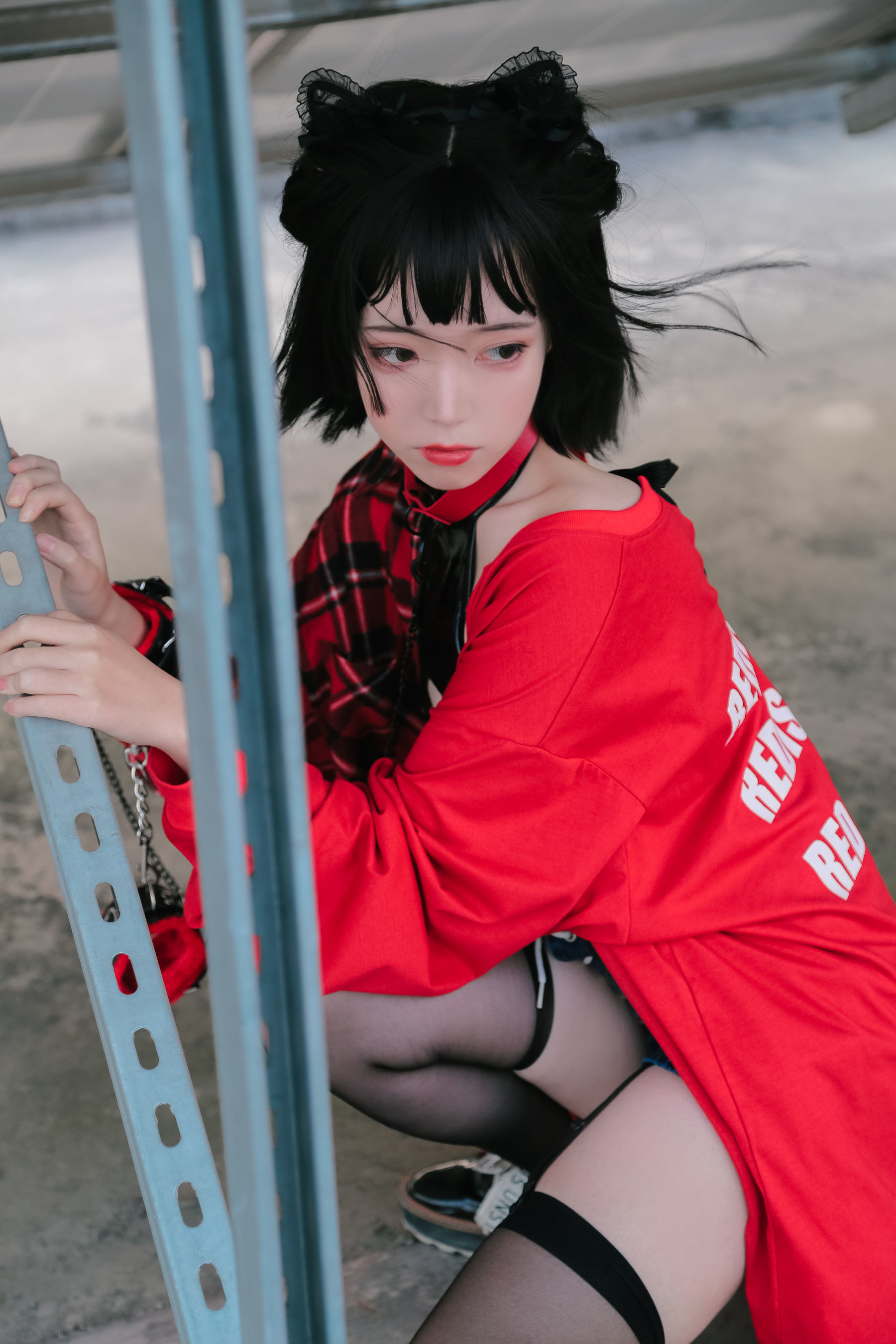 可爱妹子Fushii_海堂 猫猫头 Cosplay-第32张