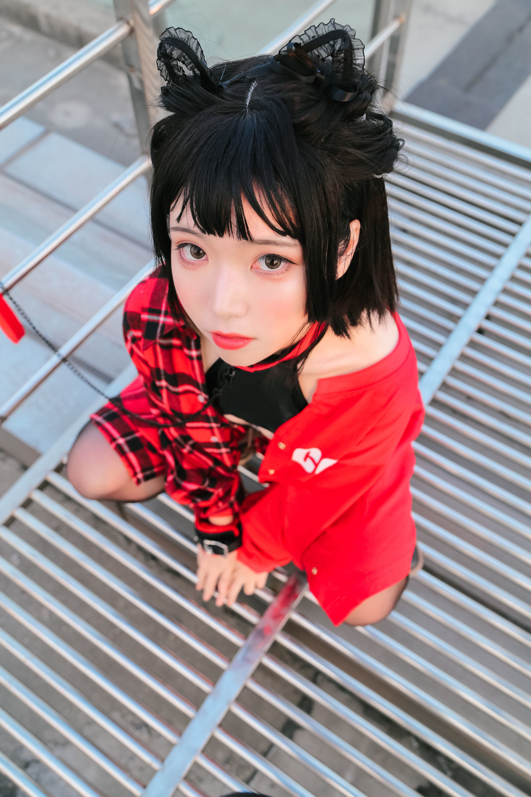 可爱妹子Fushii_海堂 猫猫头 Cosplay-第37张
