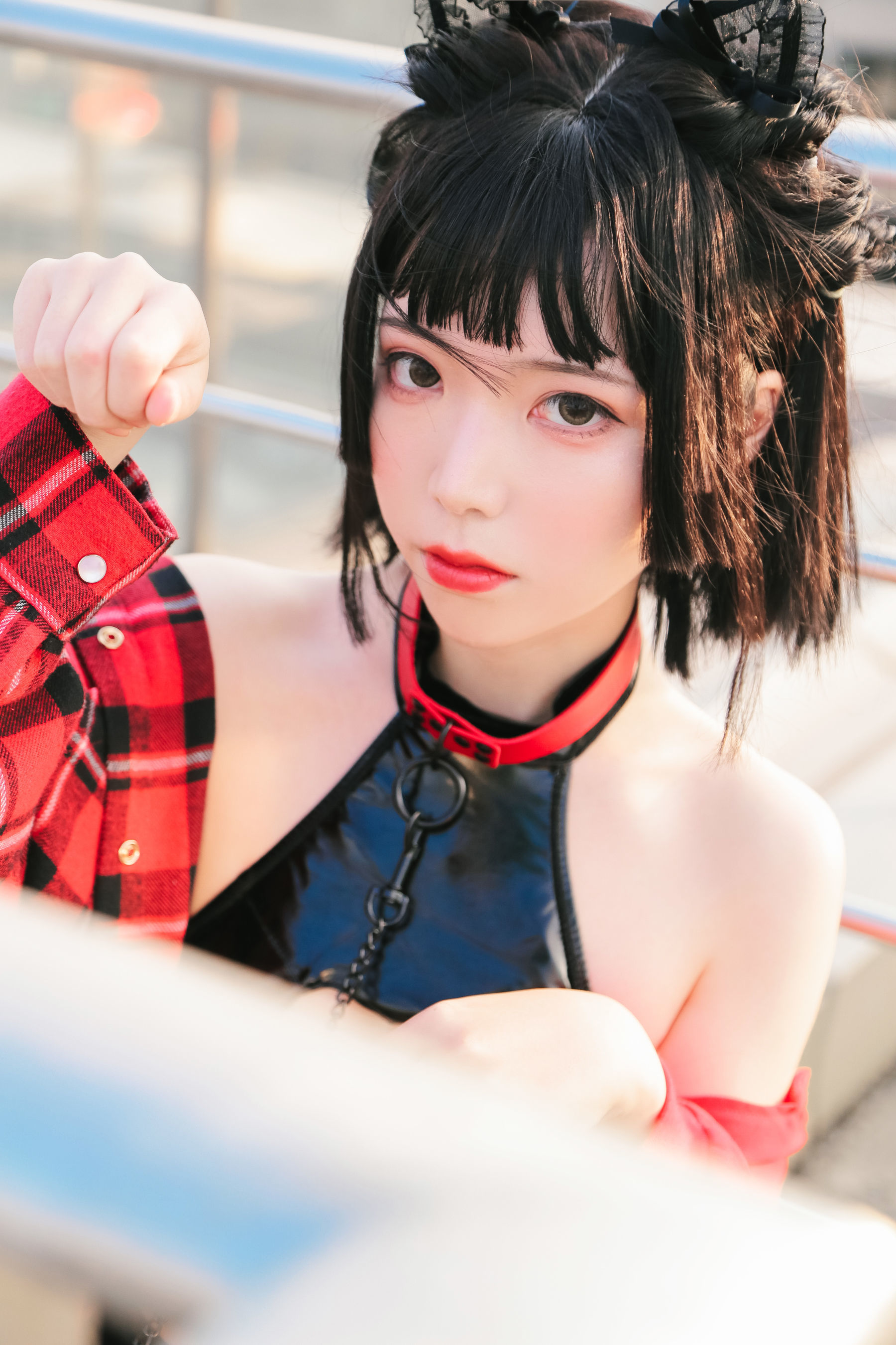 可爱妹子Fushii_海堂 猫猫头 Cosplay-第48张