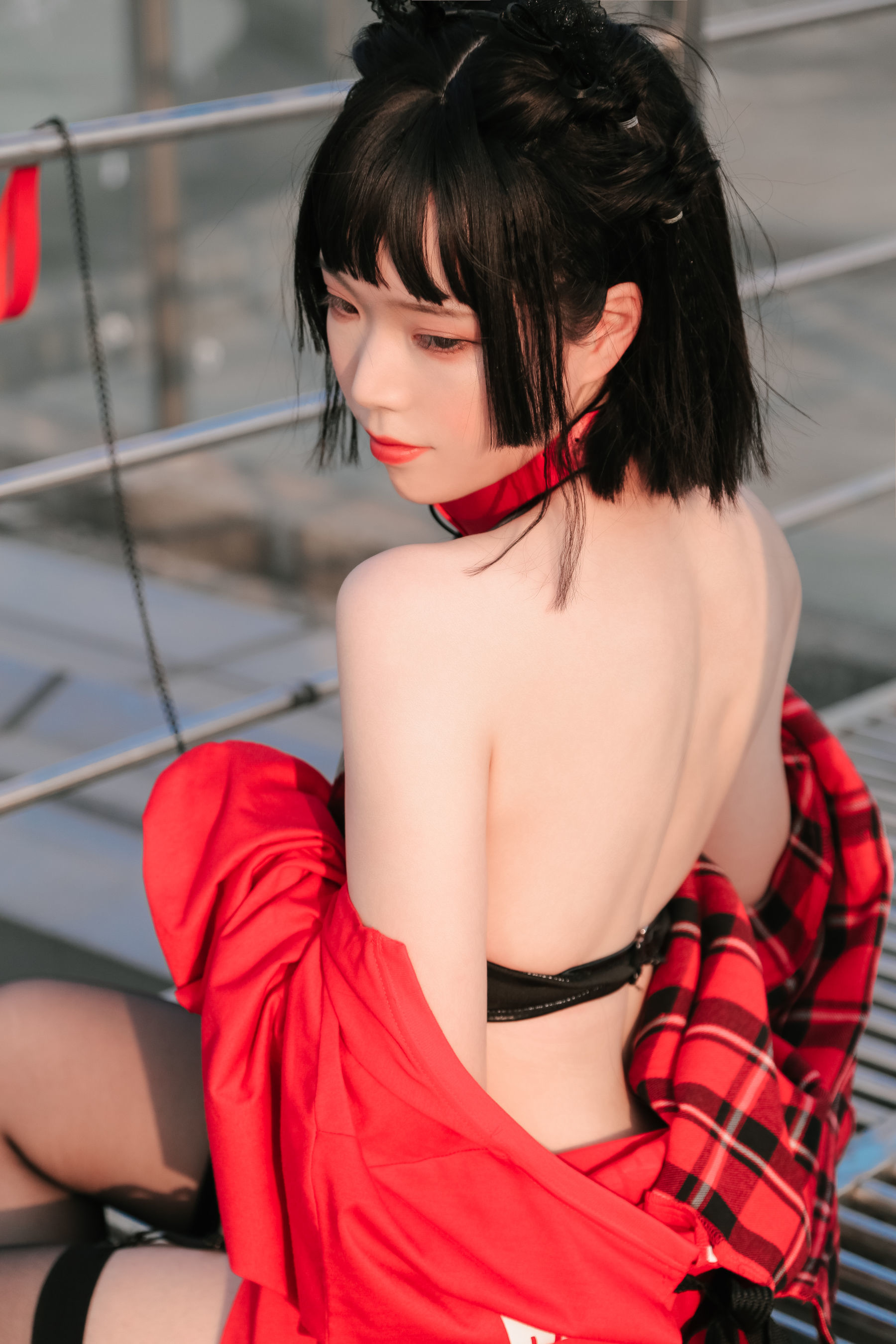 可爱妹子Fushii_海堂 猫猫头 Cosplay-第3张