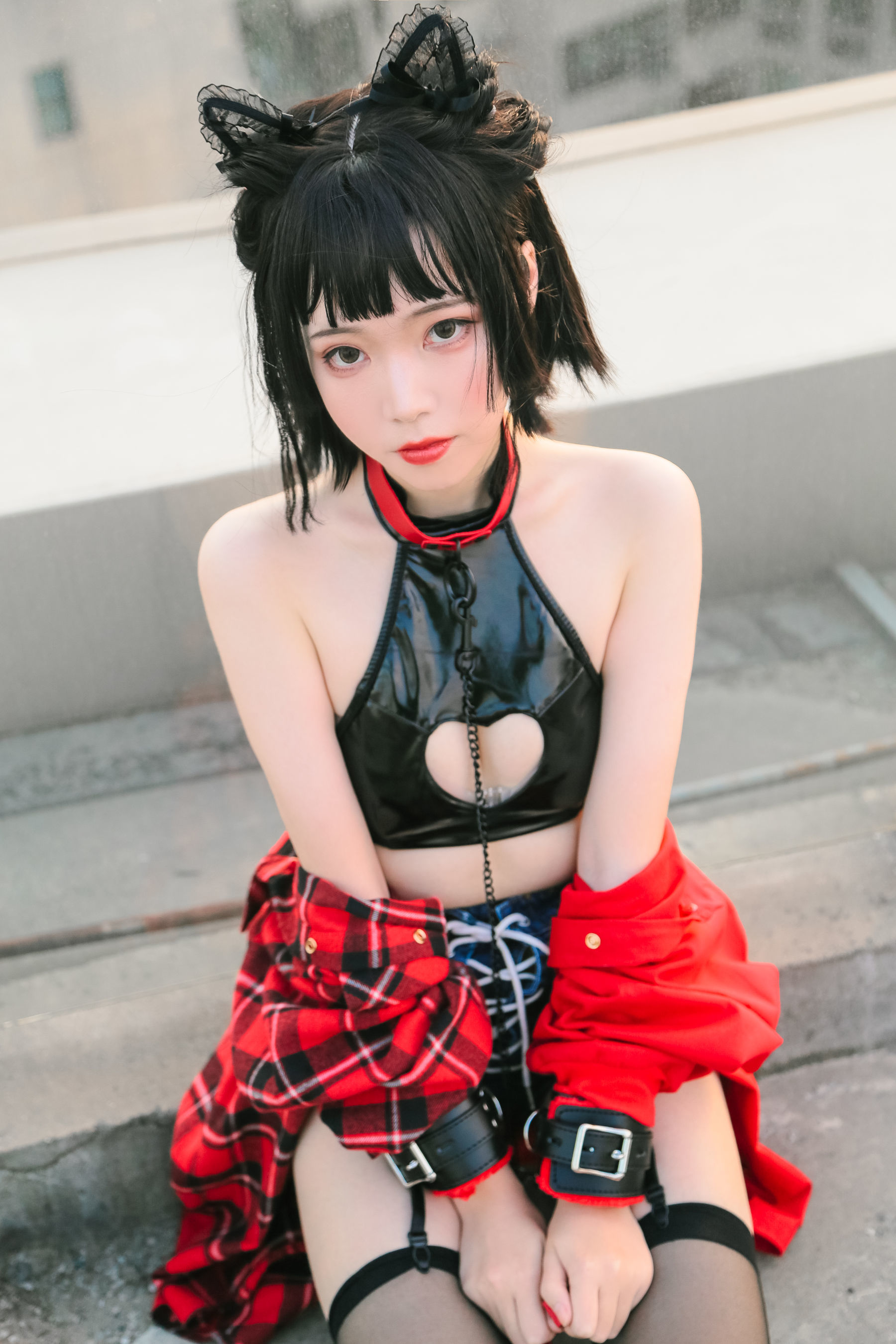 可爱妹子Fushii_海堂 猫猫头 Cosplay-第18张