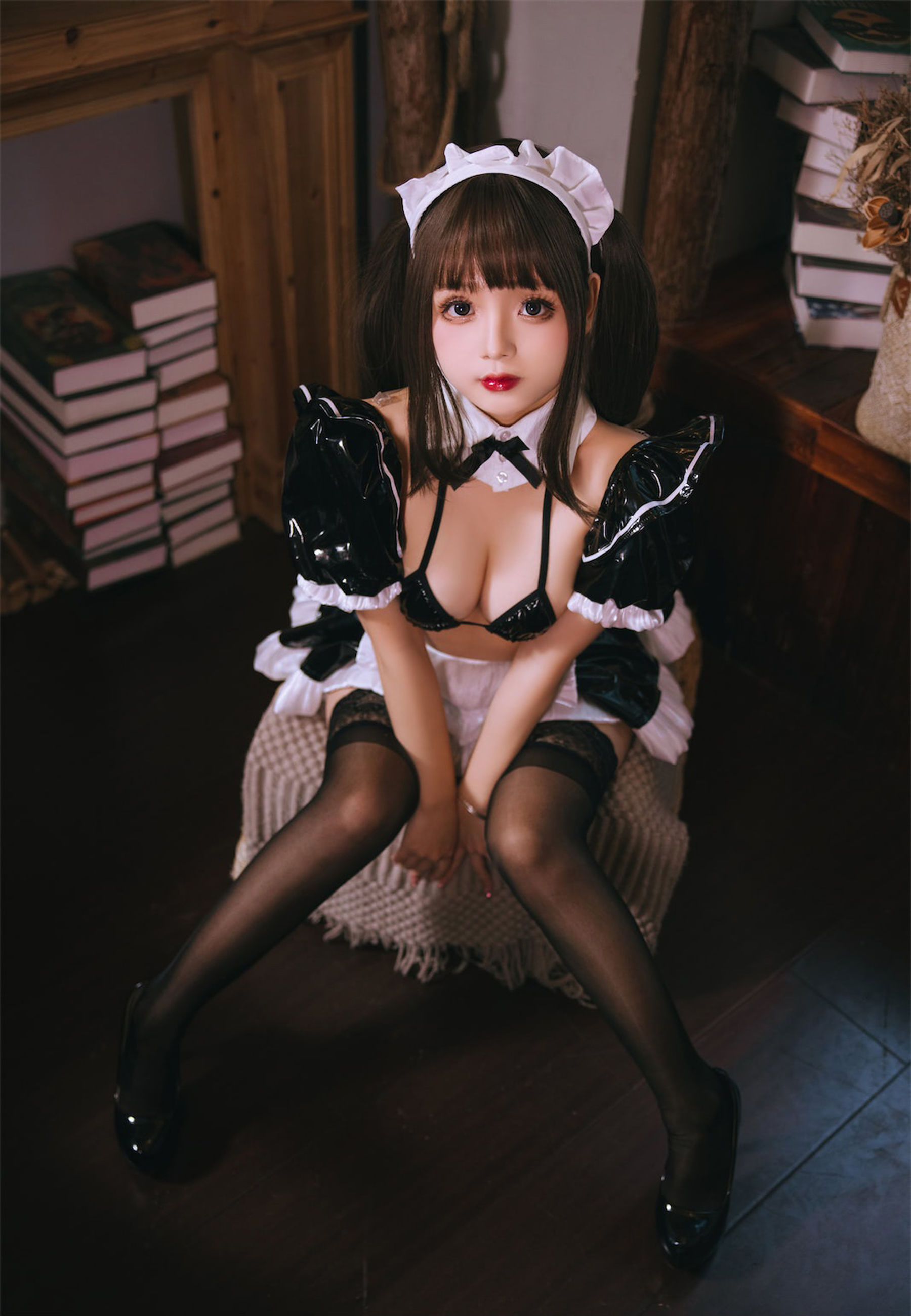 Cosplay日奈娇 – 皮质女仆 Cosplay-第24张