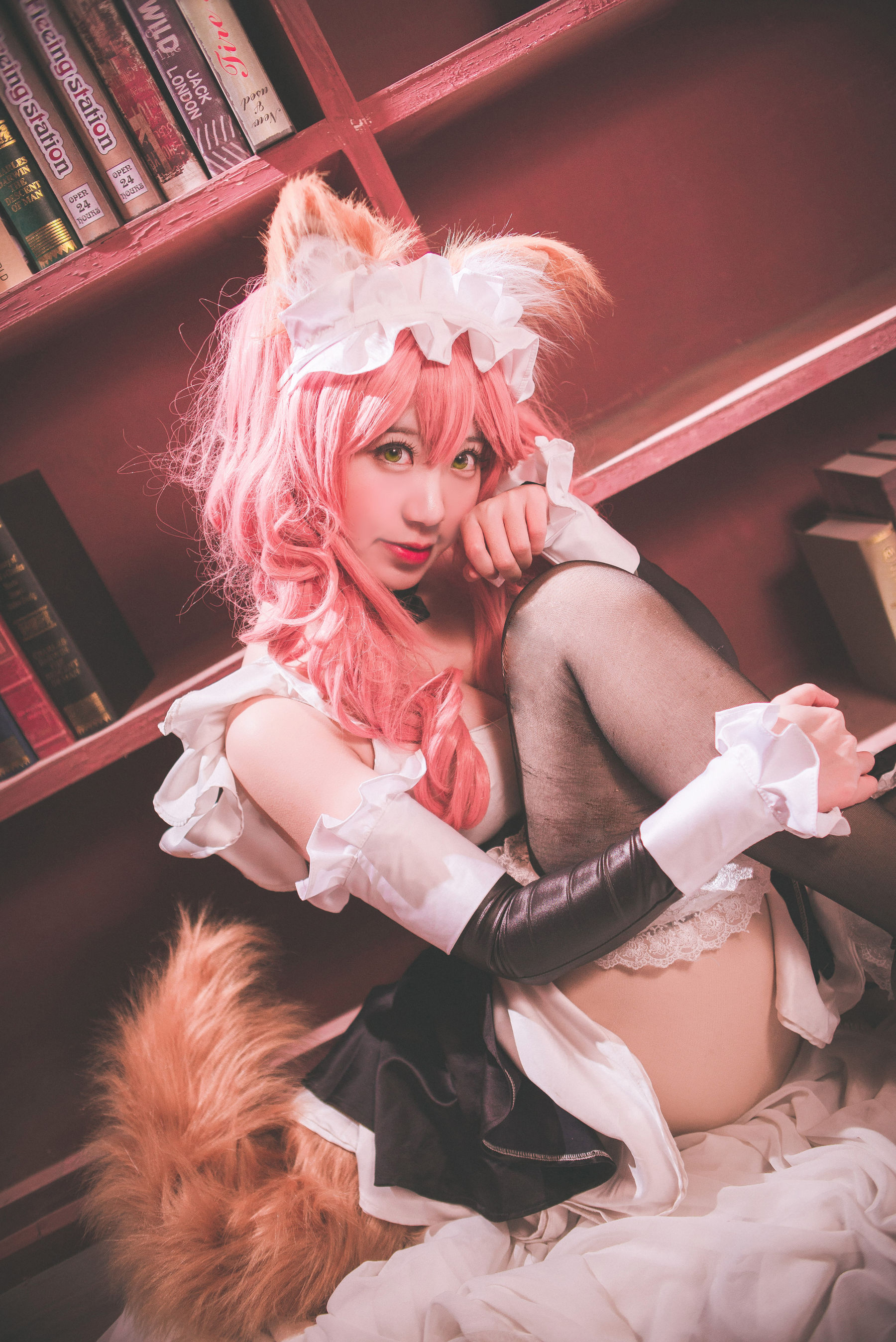 [Cosplay写真] 人气Coser黑川 – 玉藻前真爱 Cosplay-第5张