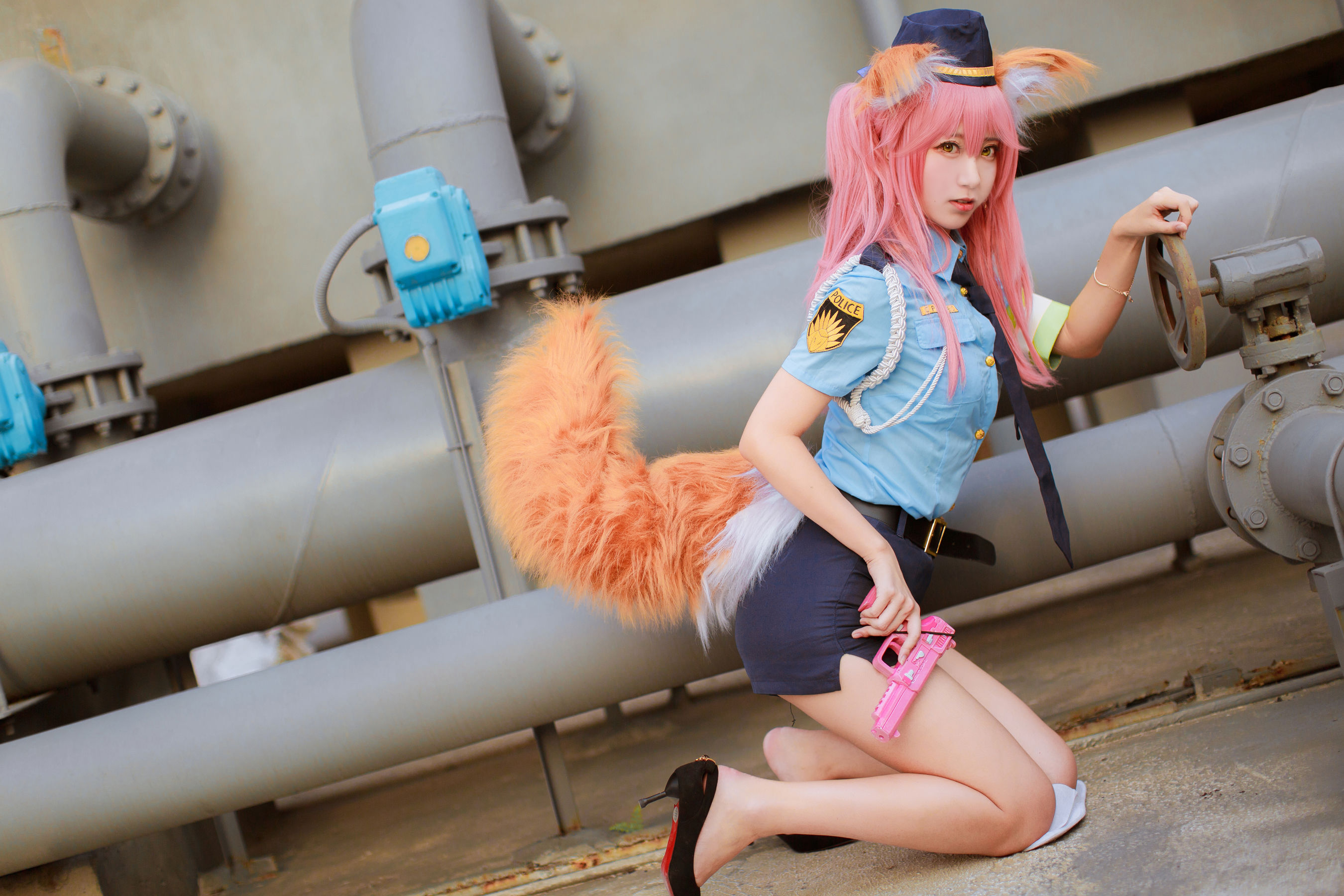 [Cosplay写真] 人气Coser黑川 – 玉藻前真爱 Cosplay-第119张
