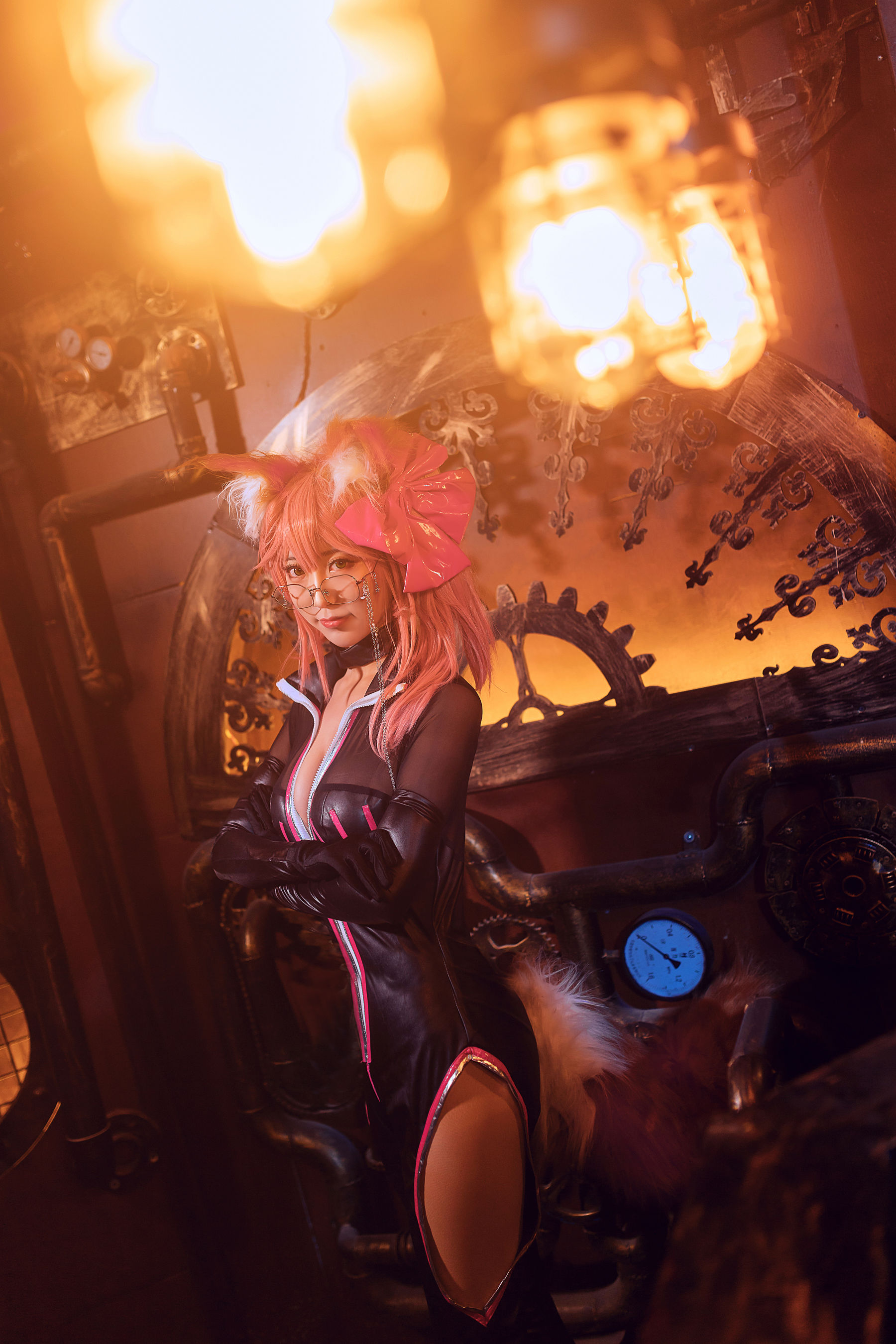[Cosplay写真] 人气Coser黑川 – 玉藻前真爱 Cosplay-第7张
