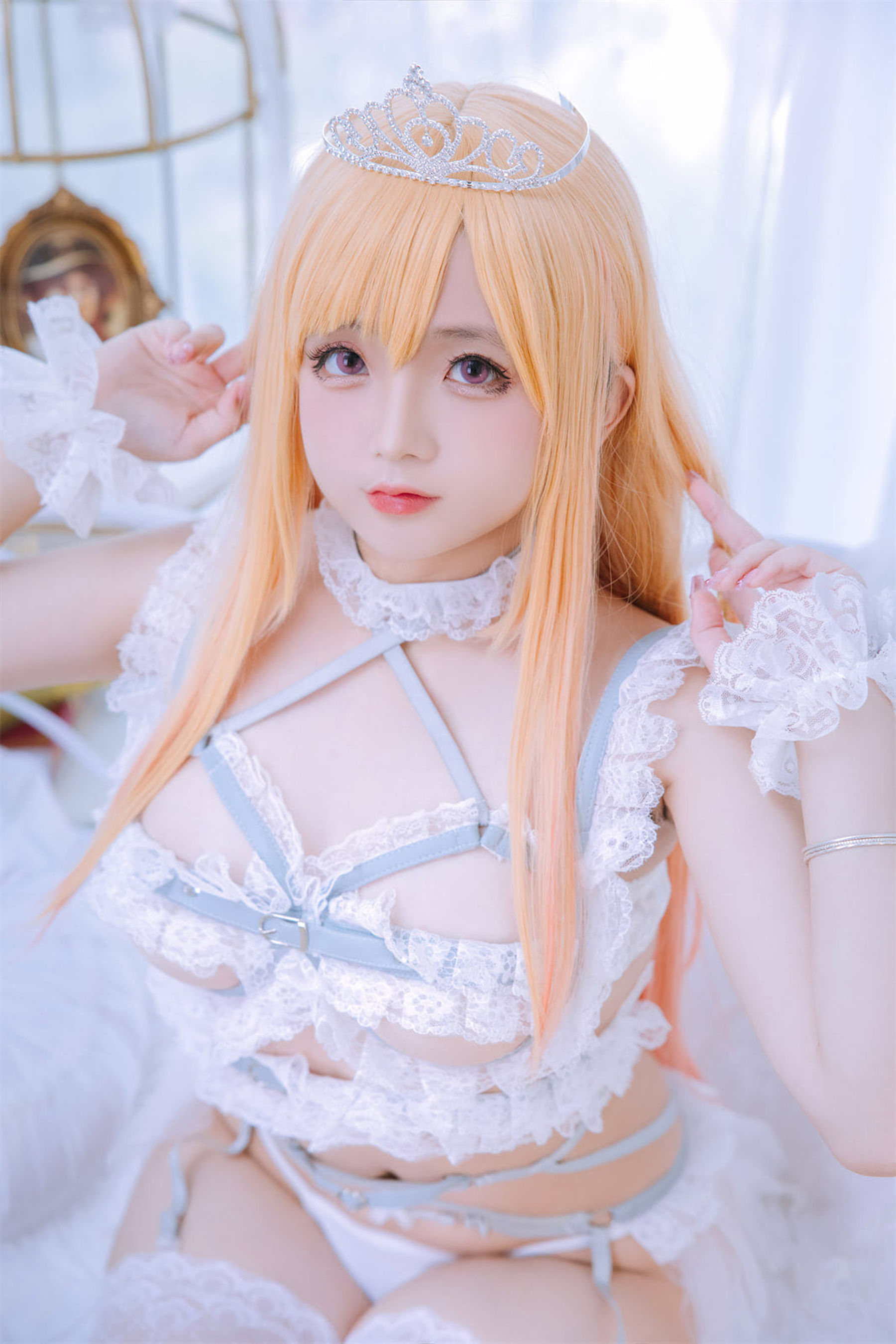 Cosplay日奈娇 – 喜多川海梦 花嫁 Cosplay-第3张