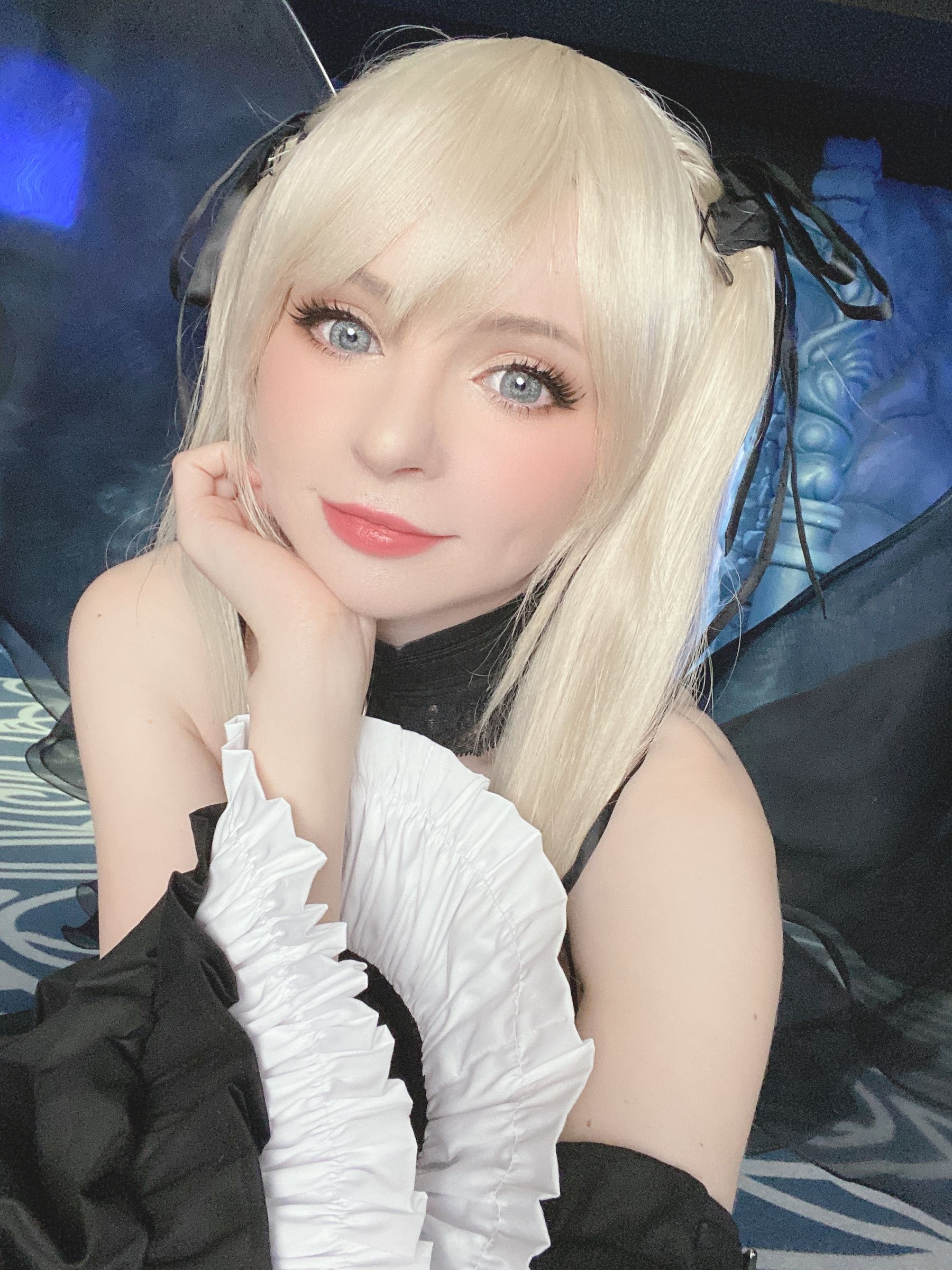 Peach milky – Sakimichan Marie Rose Set Cosplay-第4张