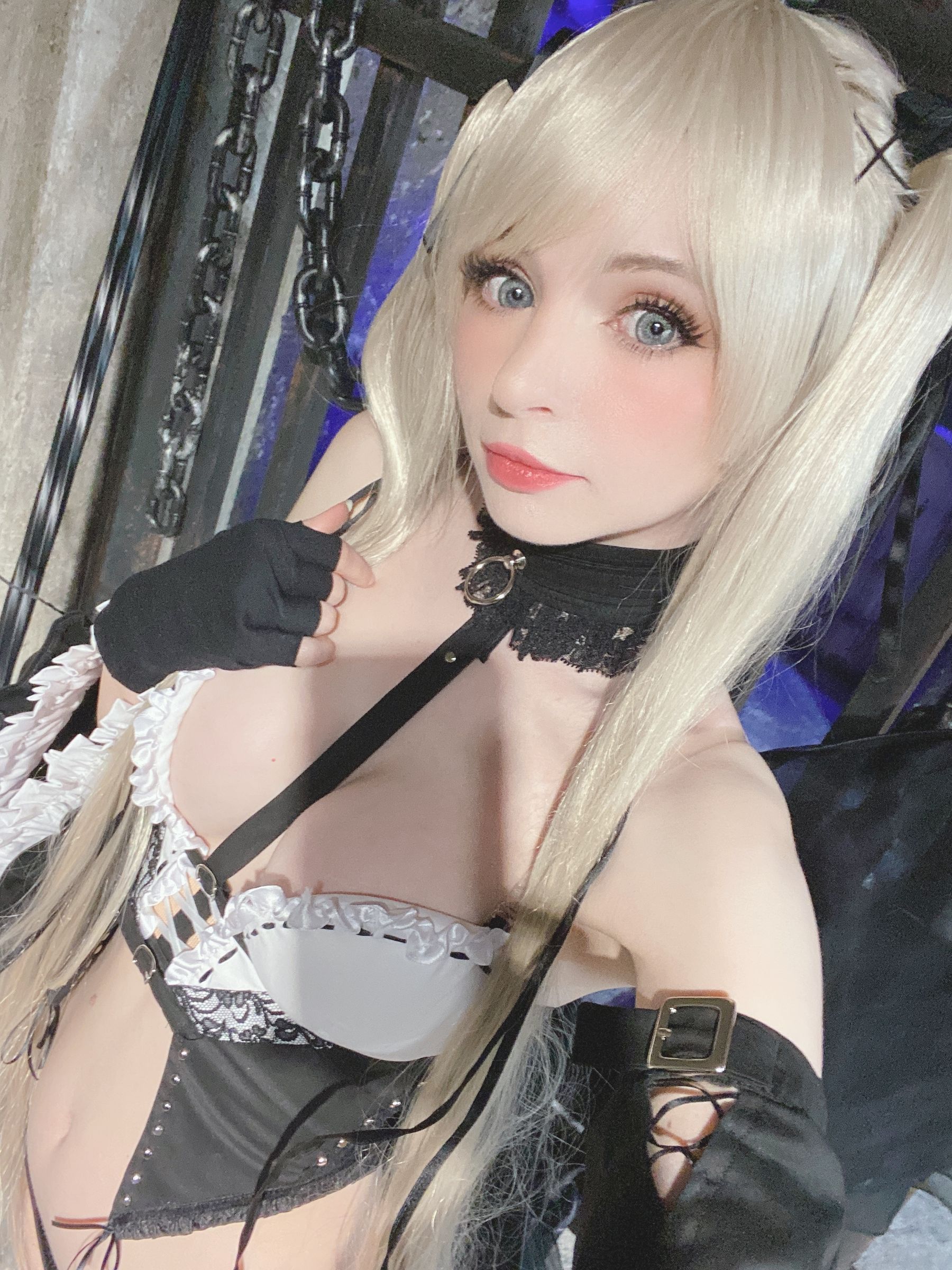 Peach milky – Sakimichan Marie Rose Set Cosplay-第9张