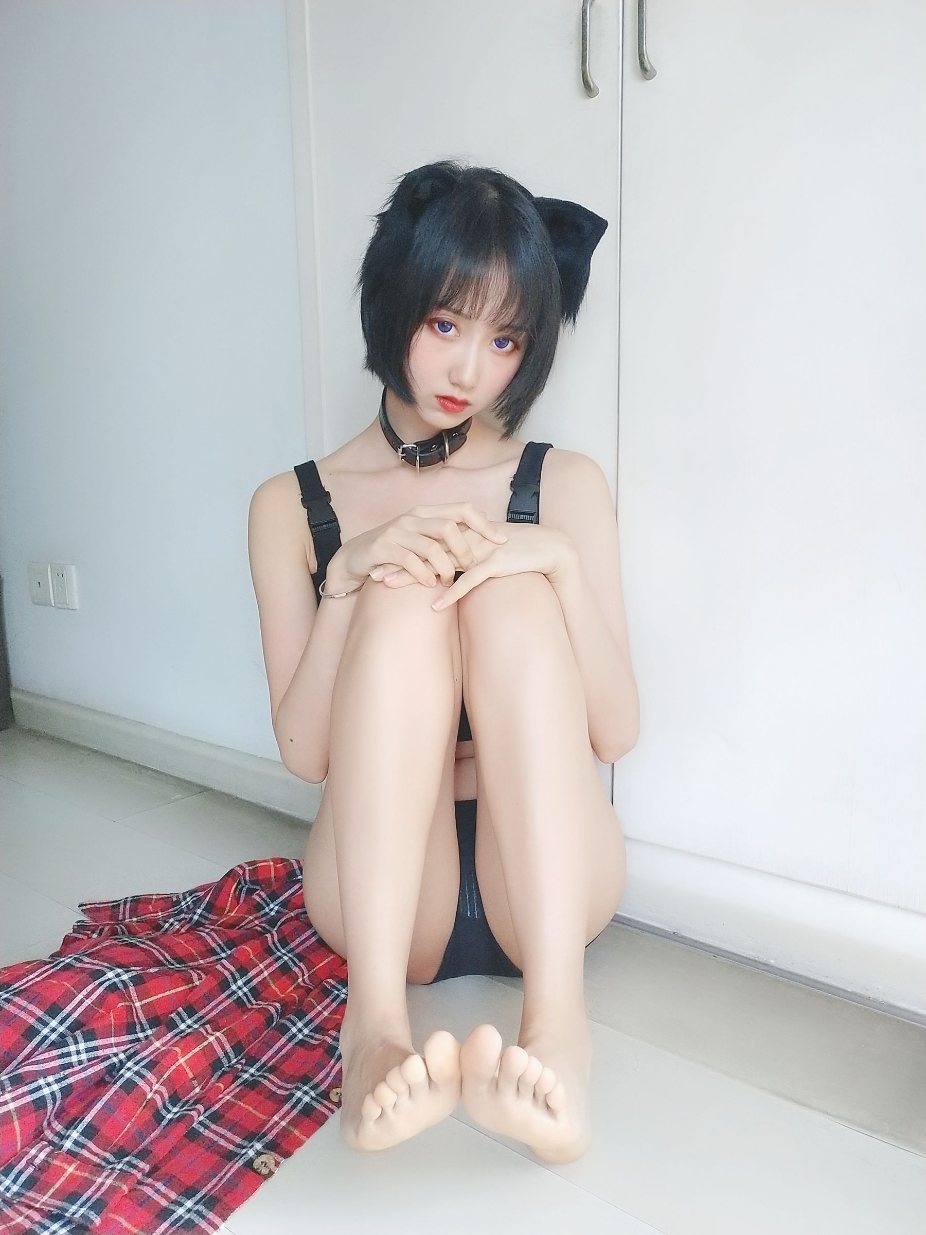 萌系小姐姐木绵绵OwO 不良猫 Cosplay-第7张