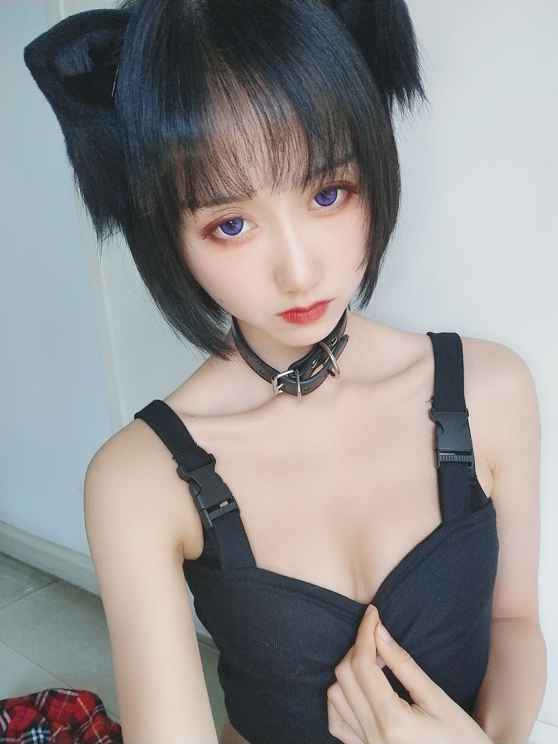 萌系小姐姐木绵绵OwO 不良猫 Cosplay-第18张