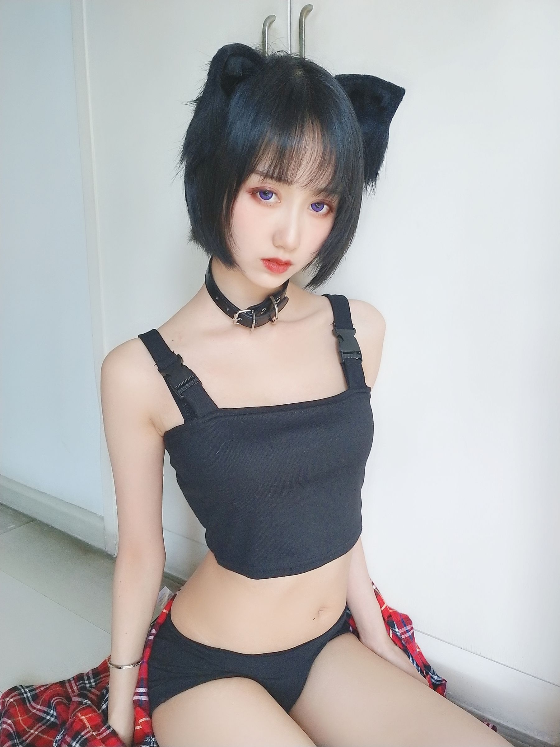 萌系小姐姐木绵绵OwO 不良猫 Cosplay-第36张