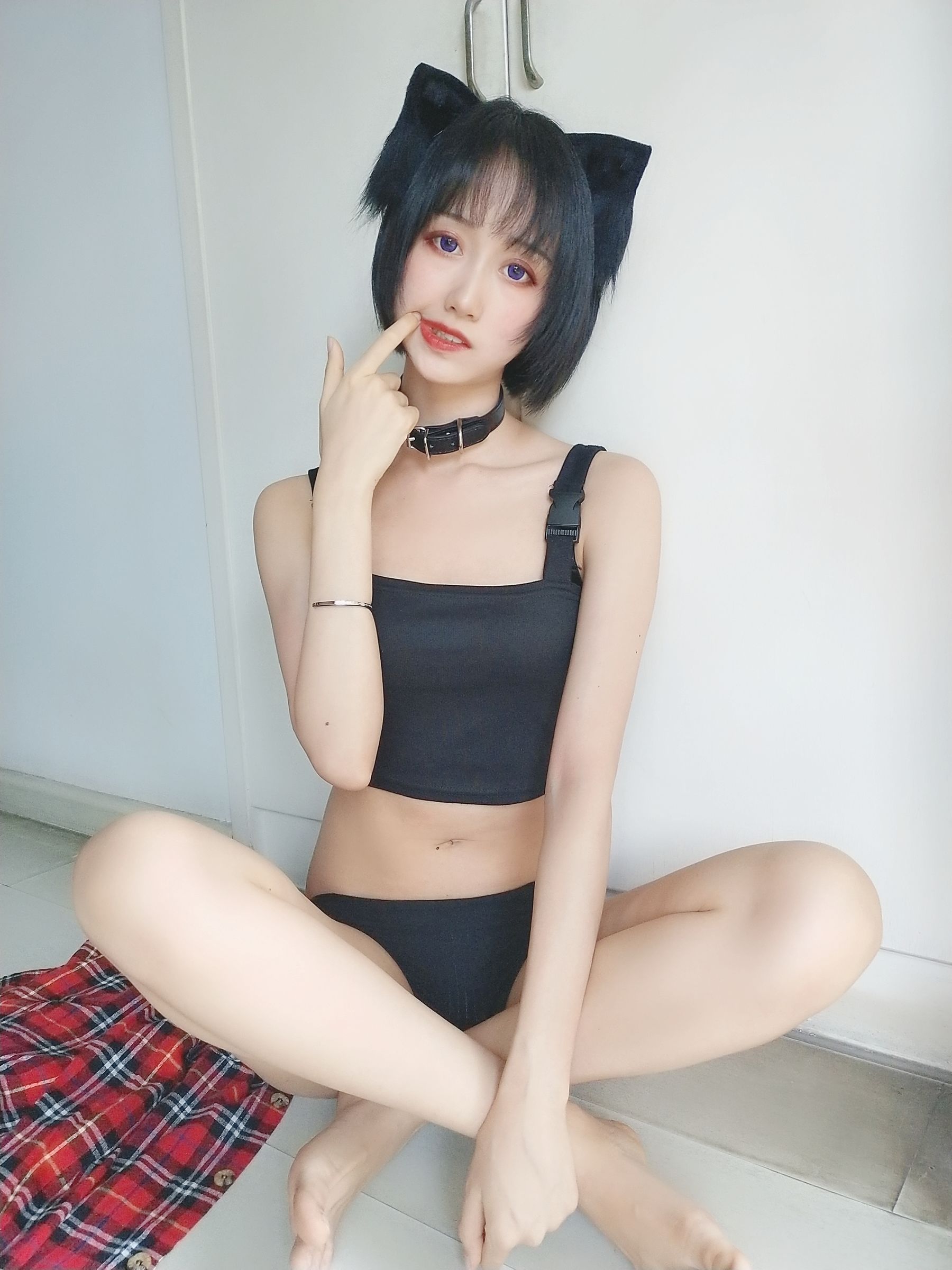 萌系小姐姐木绵绵OwO 不良猫 Cosplay-第31张