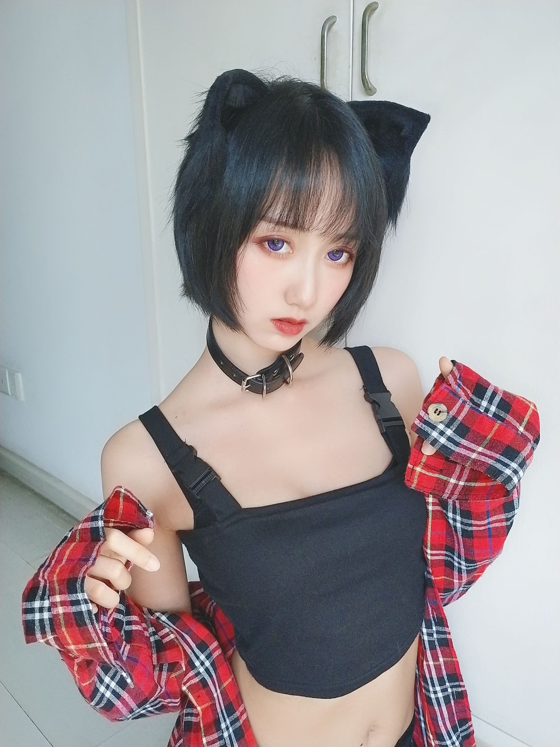 萌系小姐姐木绵绵OwO 不良猫 Cosplay-第10张