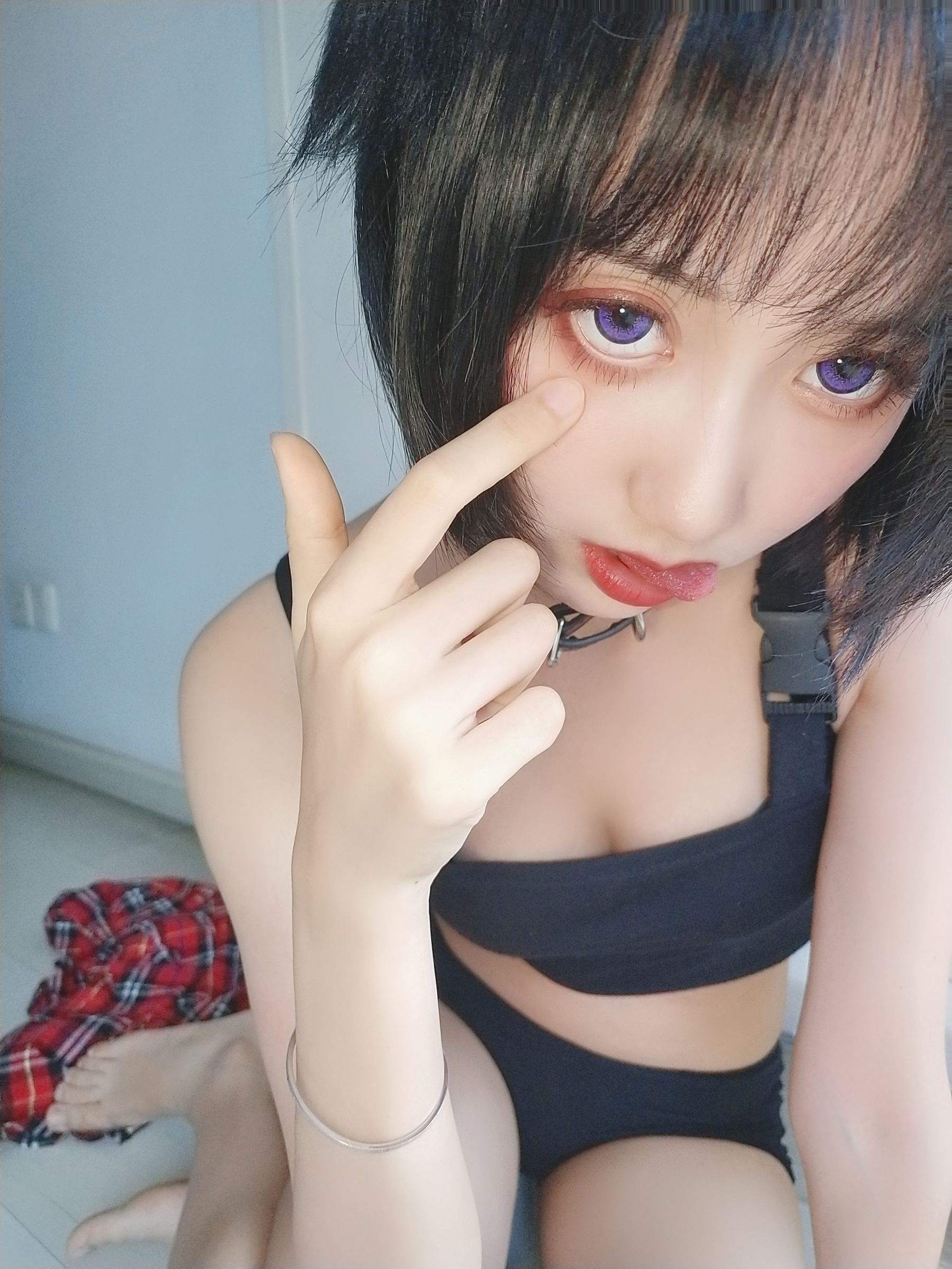 萌系小姐姐木绵绵OwO 不良猫 Cosplay-第9张