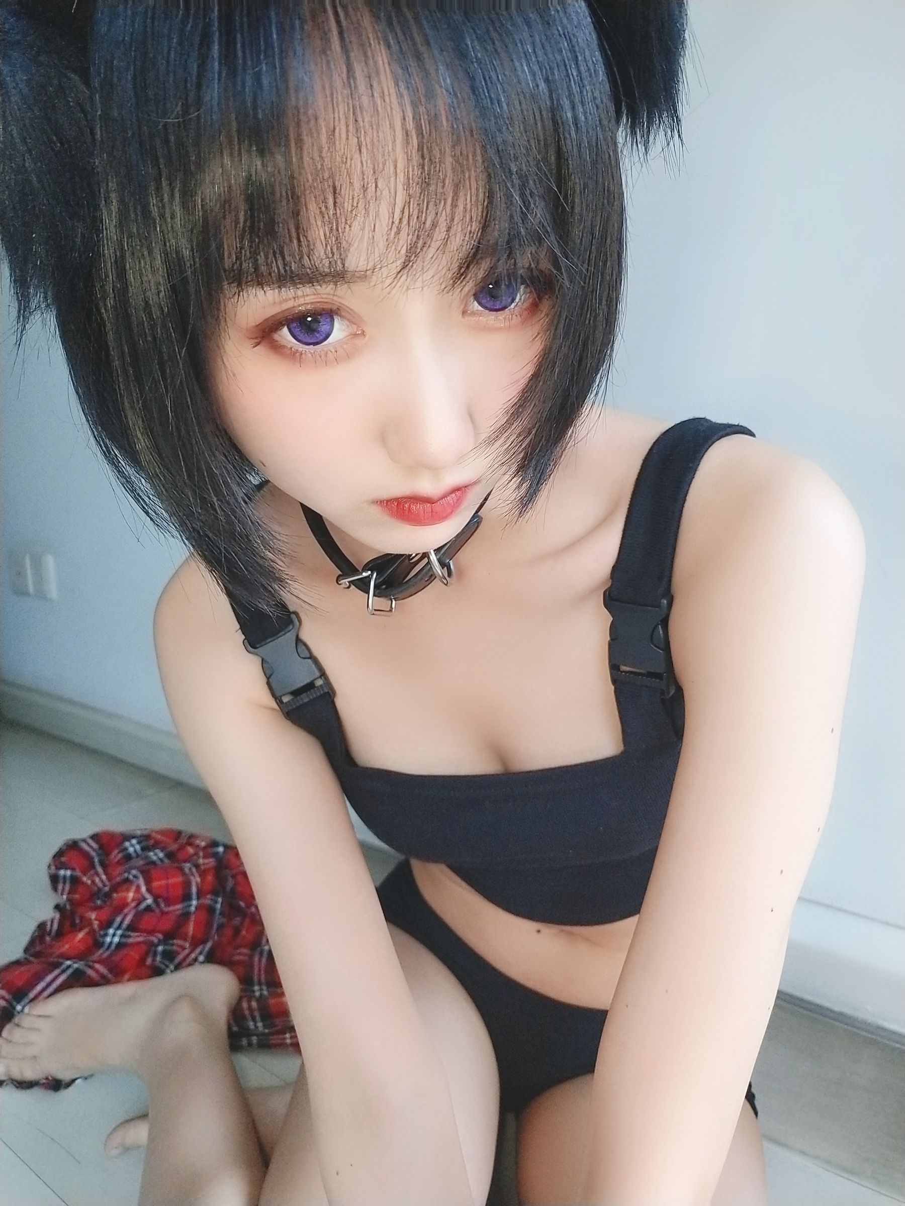 萌系小姐姐木绵绵OwO 不良猫 Cosplay-第5张