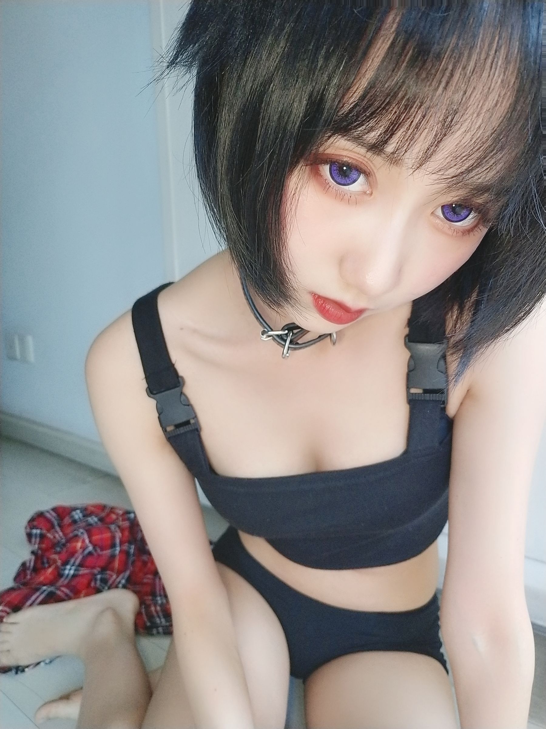 萌系小姐姐木绵绵OwO 不良猫 Cosplay-第21张