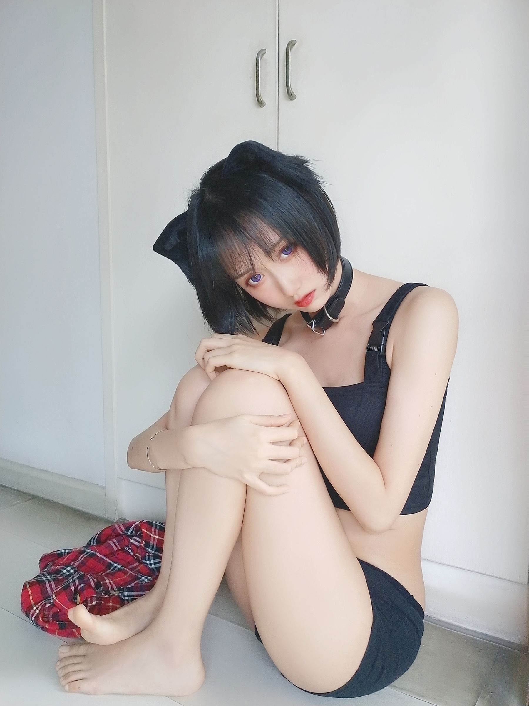 萌系小姐姐木绵绵OwO 不良猫 Cosplay-第32张