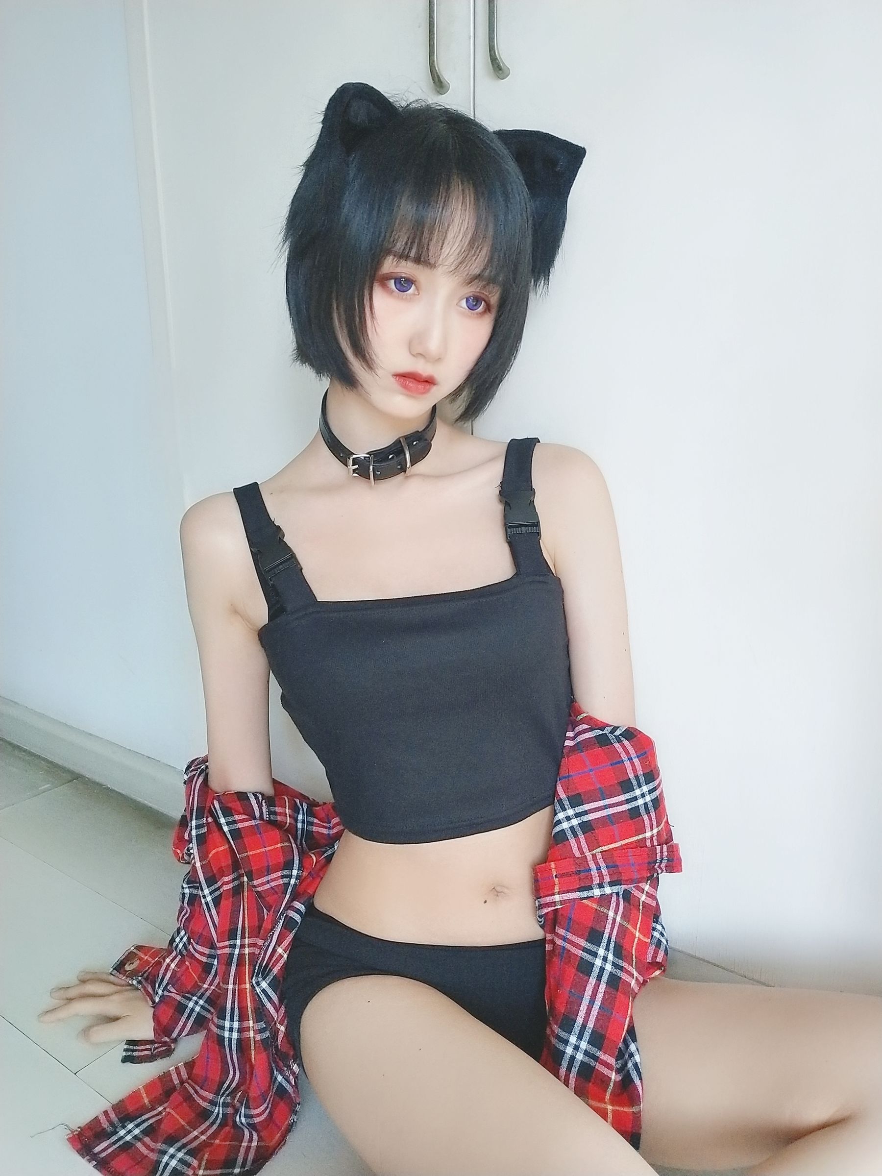 萌系小姐姐木绵绵OwO 不良猫 Cosplay-第41张
