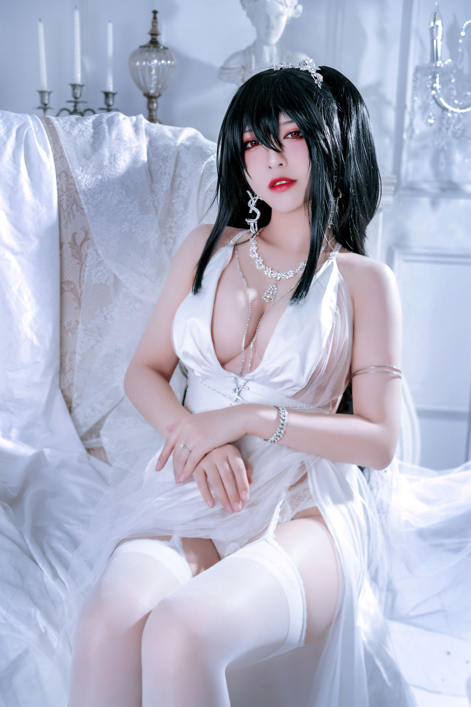 半半子 – 大凤花嫁 Cosplay-第7张