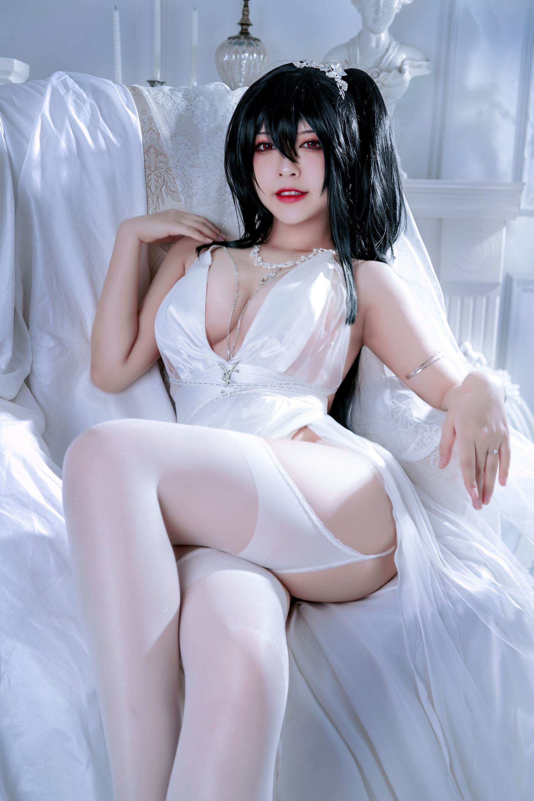 半半子 – 大凤花嫁 Cosplay-第48张