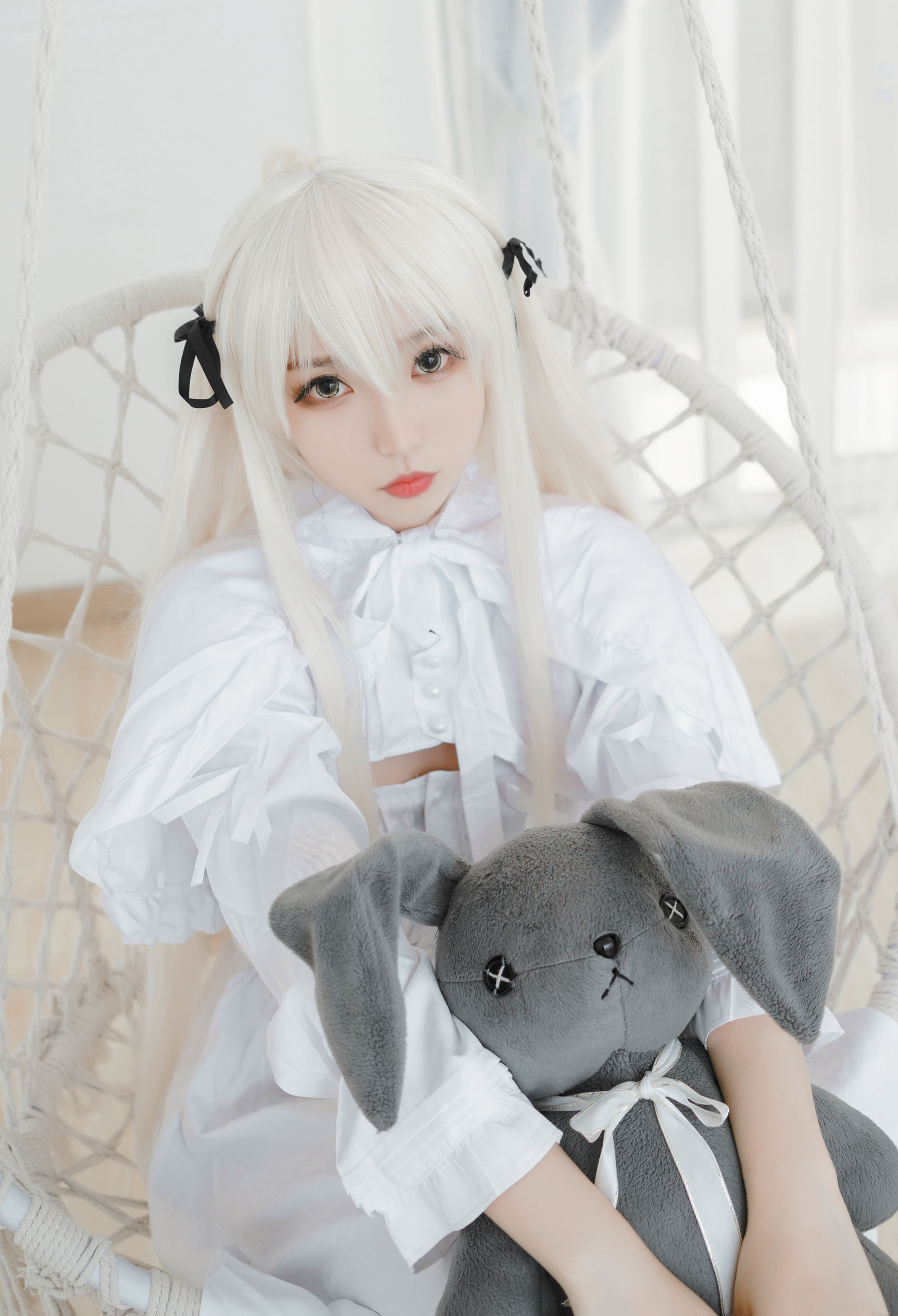 萌妹白易子教主 白裙 Cosplay-第32张
