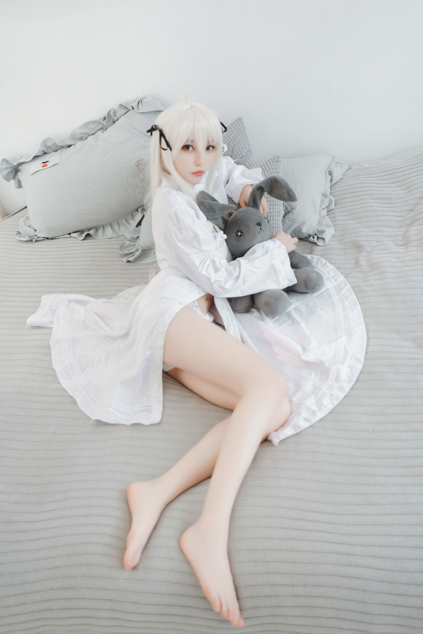 萌妹白易子教主 白裙 Cosplay-第25张