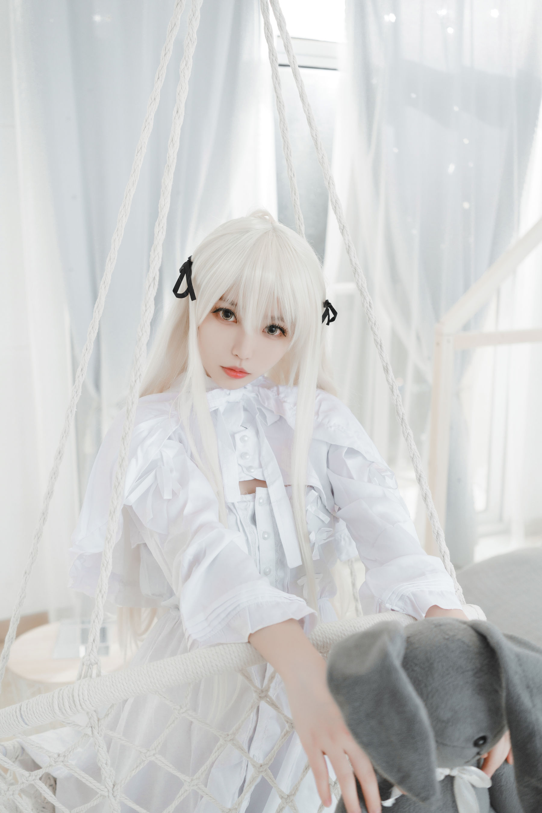 萌妹白易子教主 白裙 Cosplay-第16张