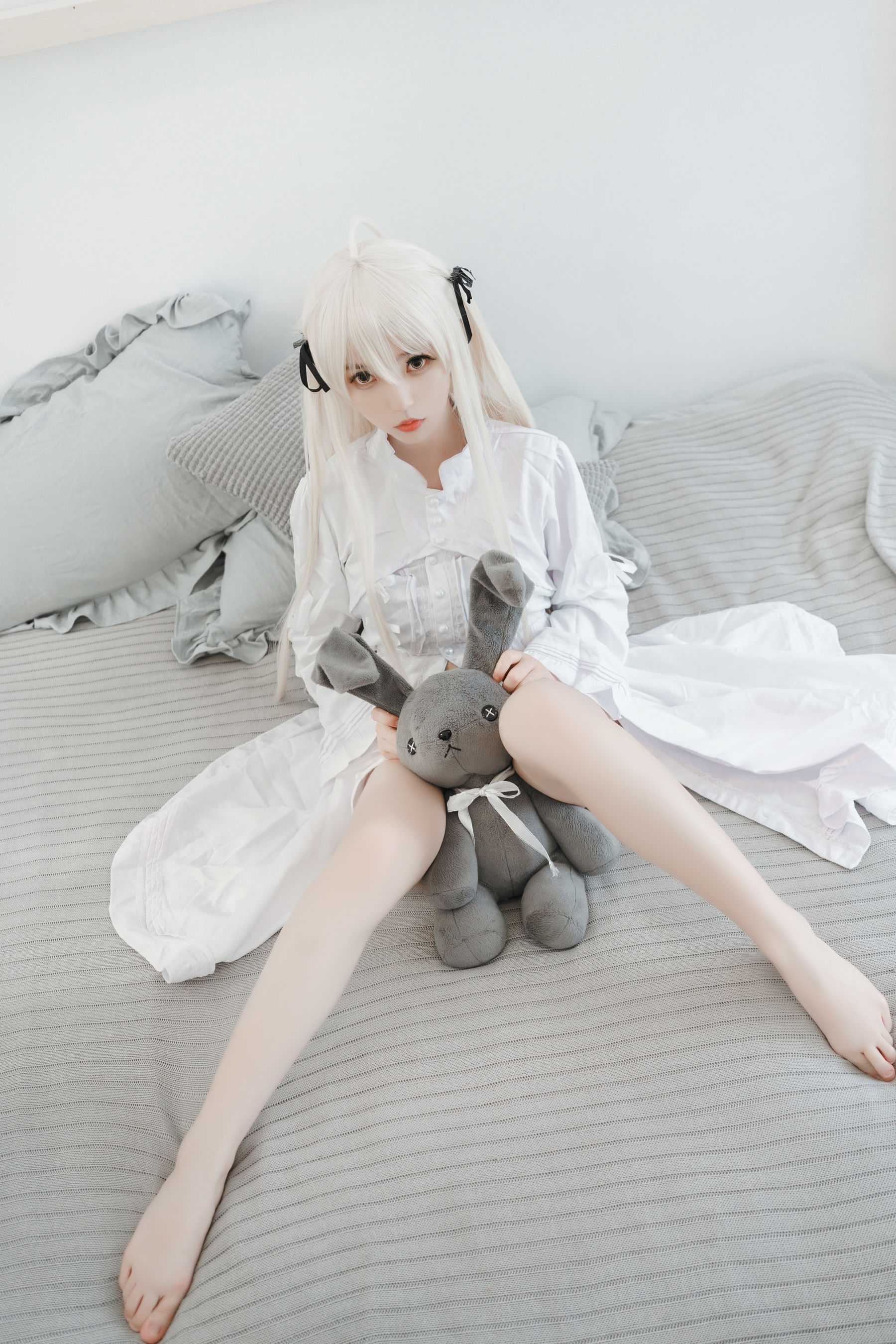 萌妹白易子教主 白裙 Cosplay-第15张