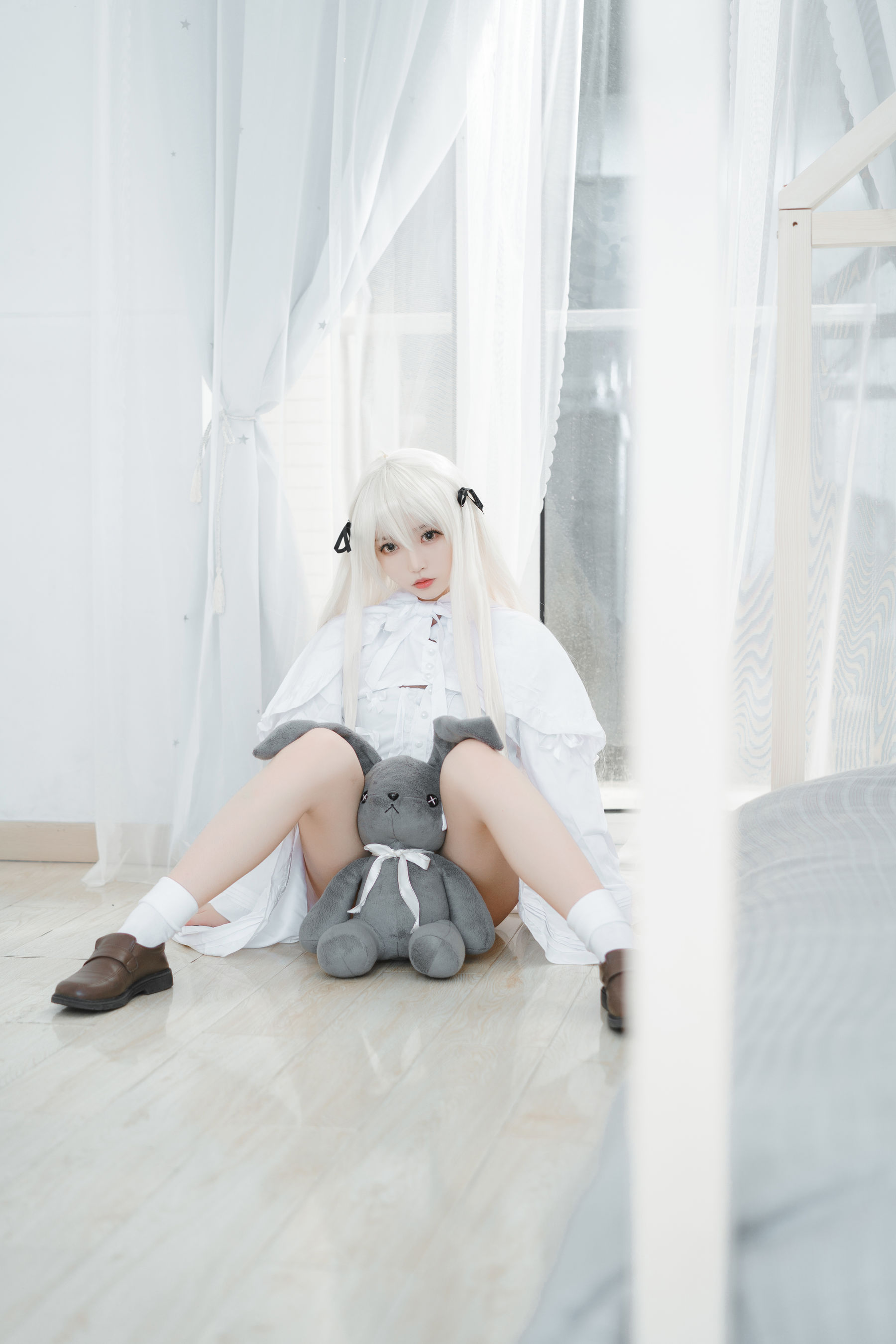 萌妹白易子教主 白裙 Cosplay-第2张