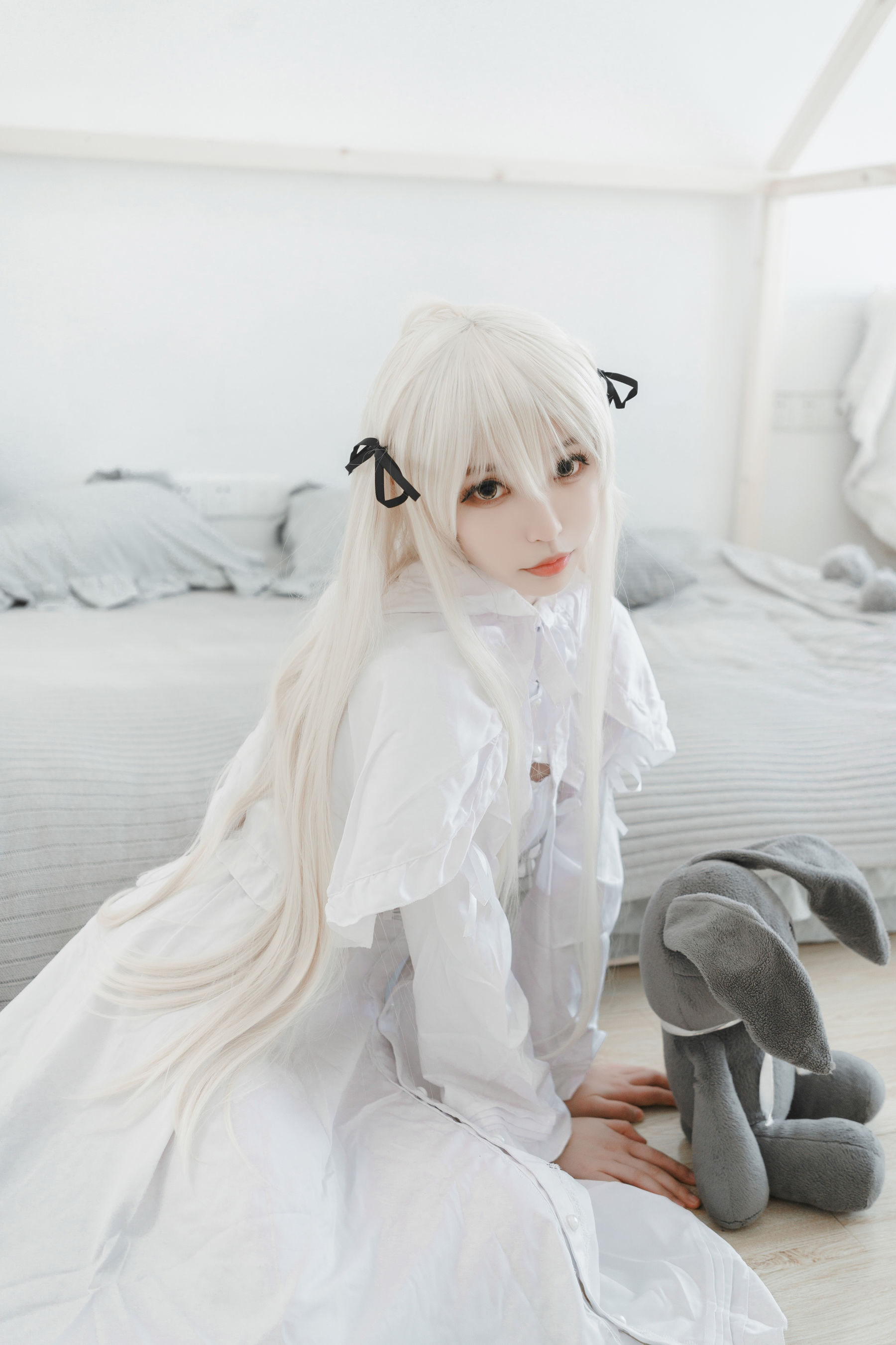 萌妹白易子教主 白裙 Cosplay-第12张