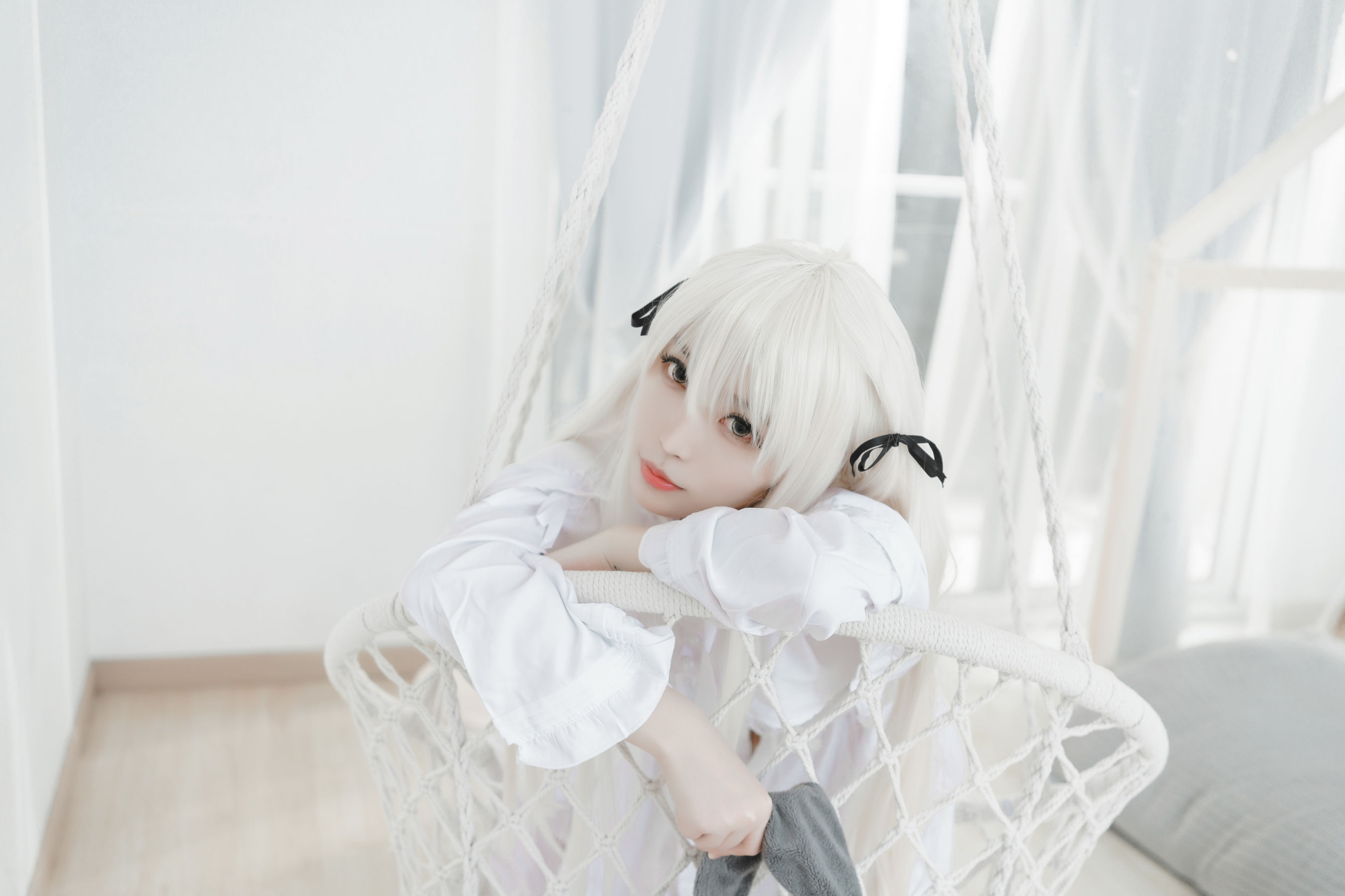 萌妹白易子教主 白裙 Cosplay-第13张