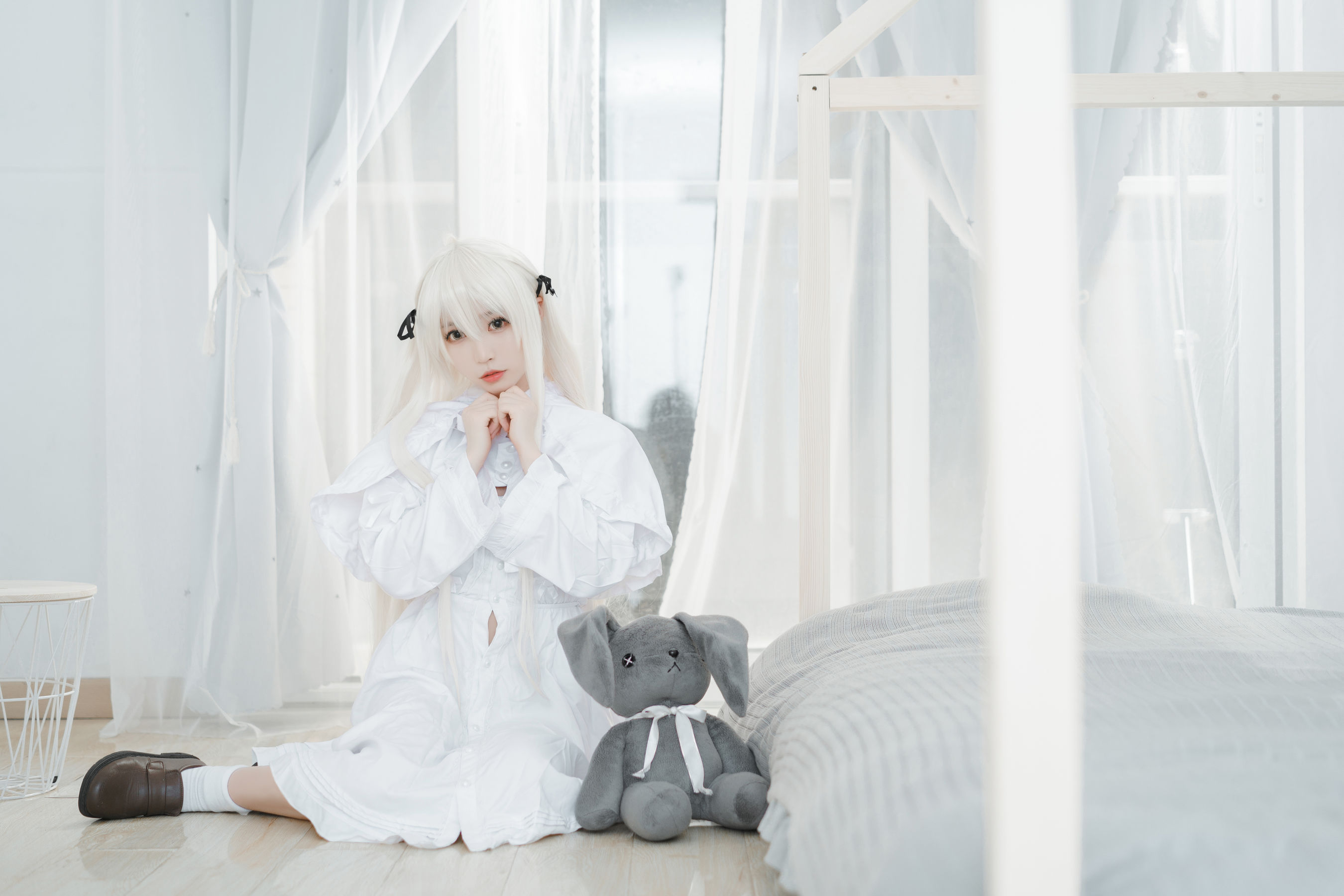 萌妹白易子教主 白裙 Cosplay-第7张
