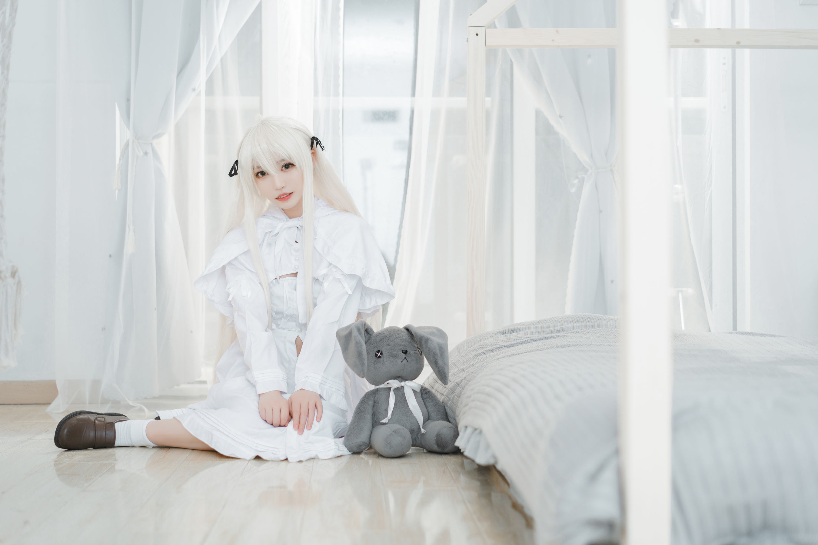 萌妹白易子教主 白裙 Cosplay-第6张