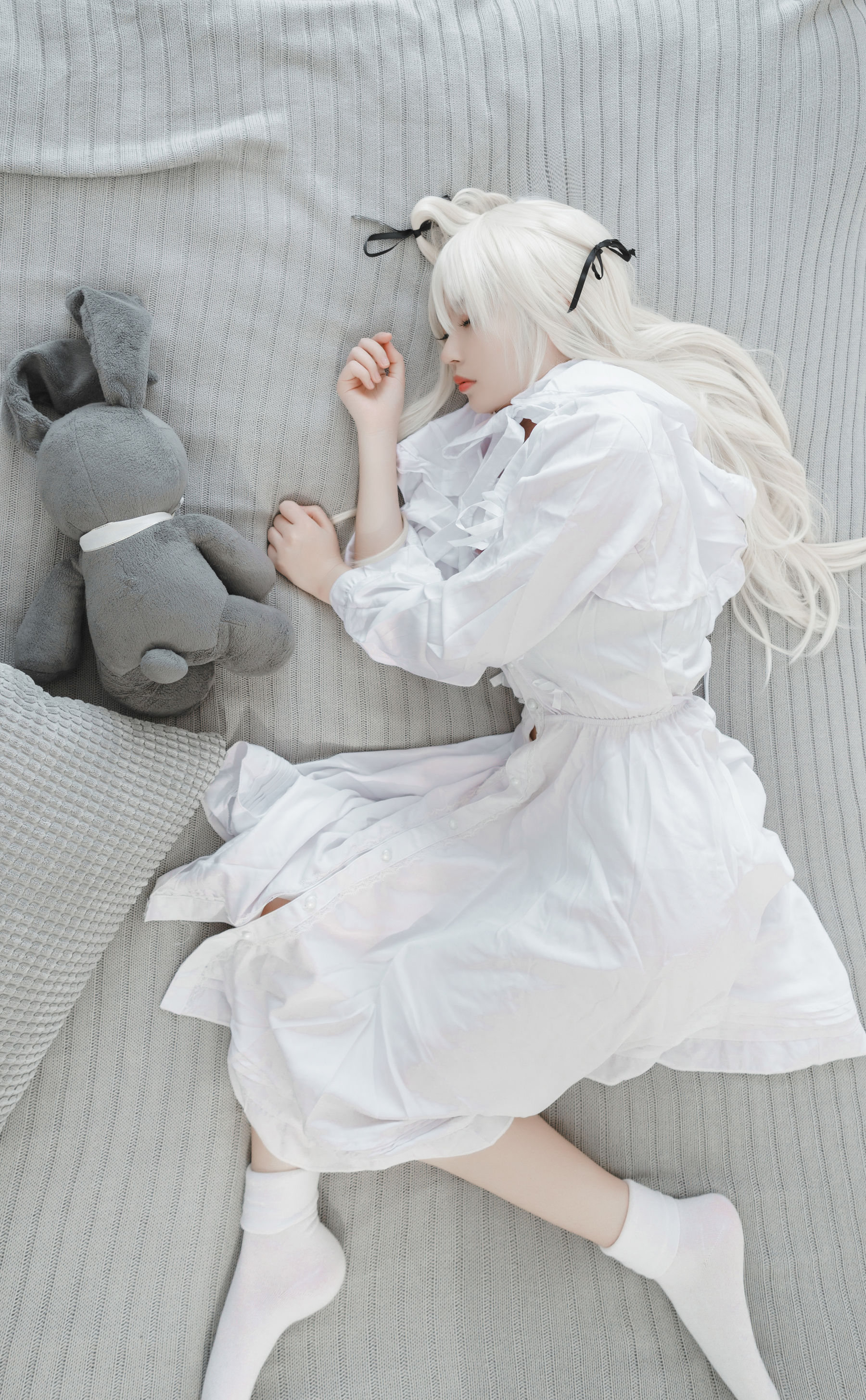 萌妹白易子教主 白裙 Cosplay-第17张